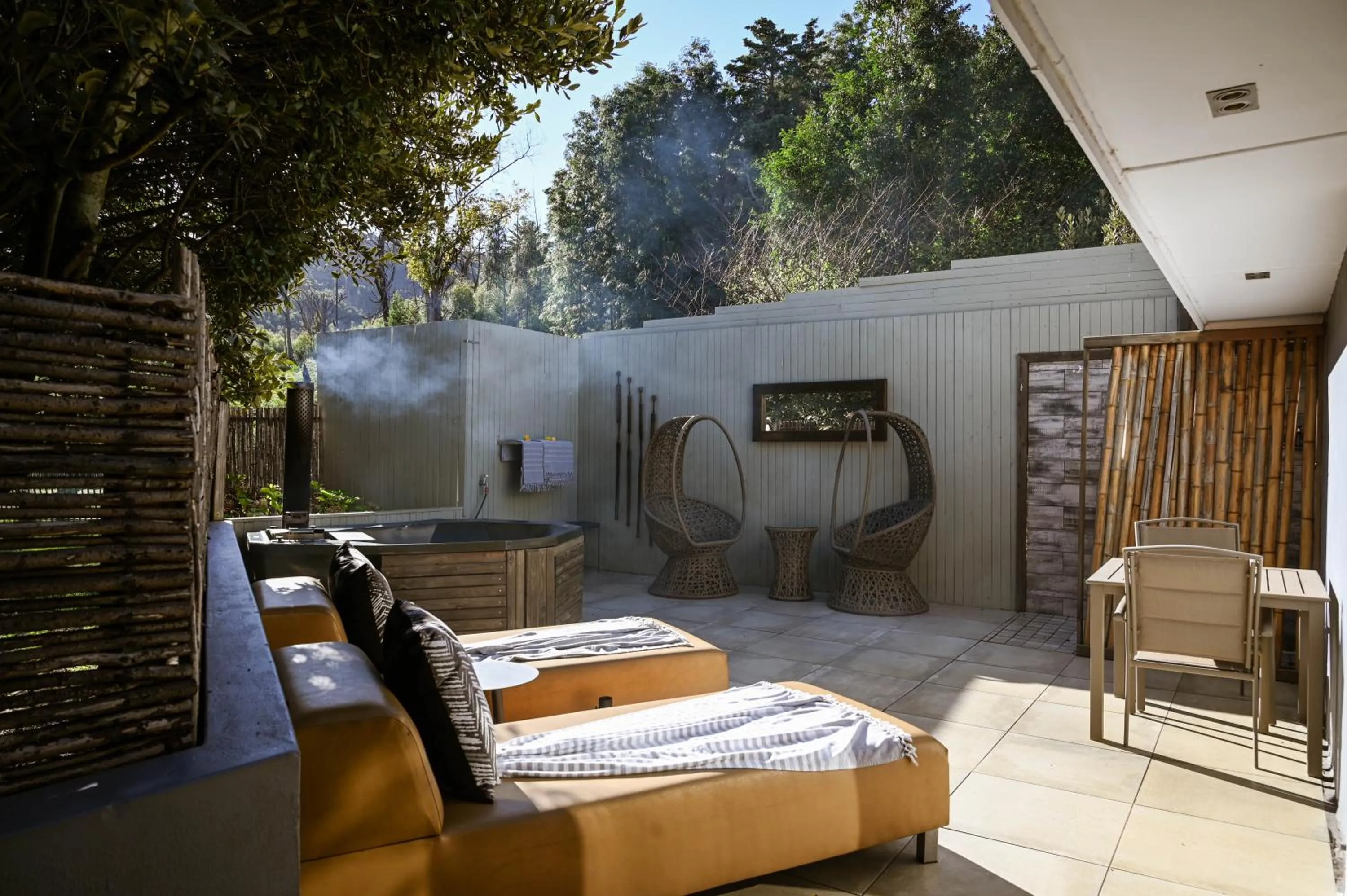 Patio in Silver Forest Boutique Hotel and Spa