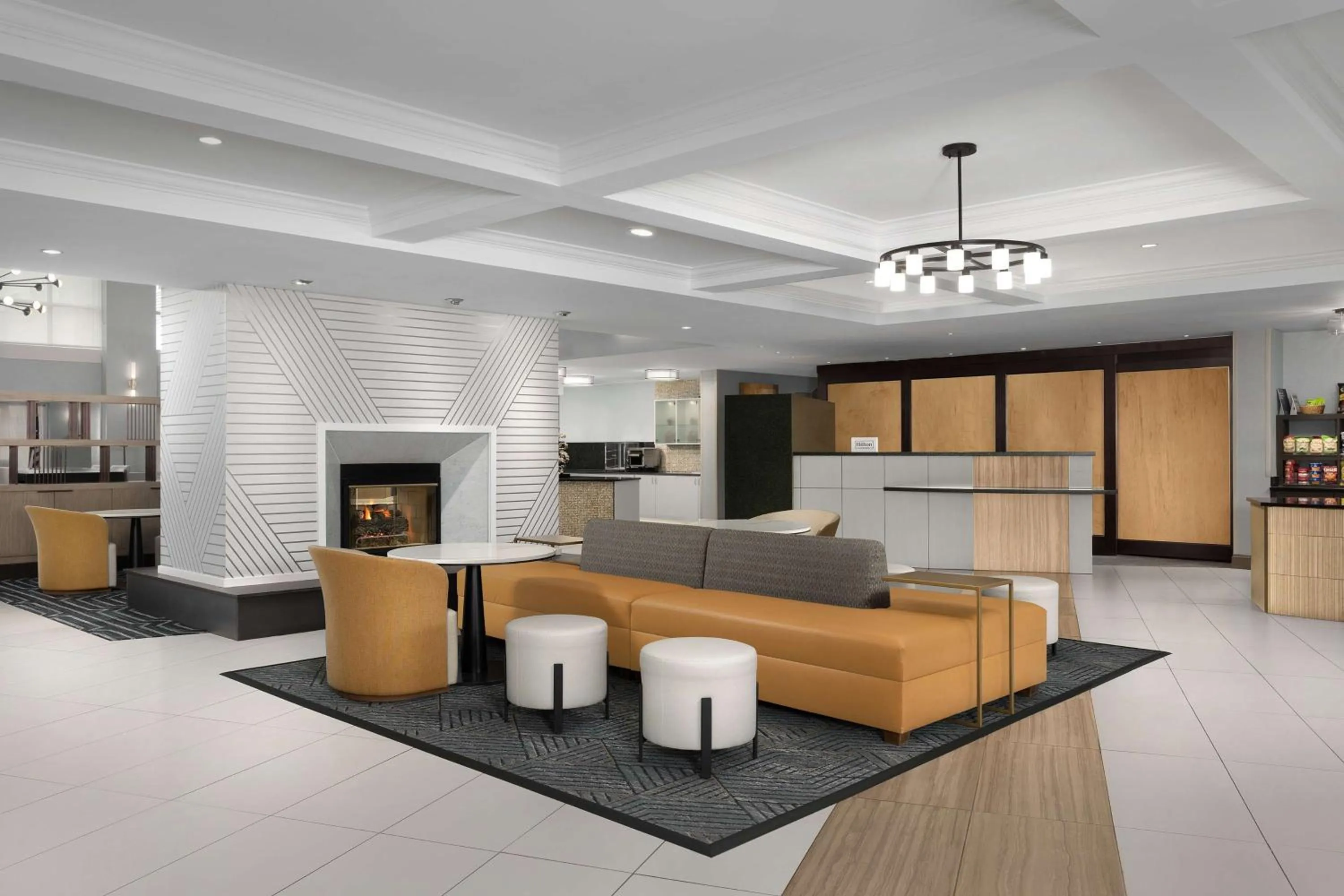 Lobby or reception in Homewood Suites by Hilton Reading-Wyomissing