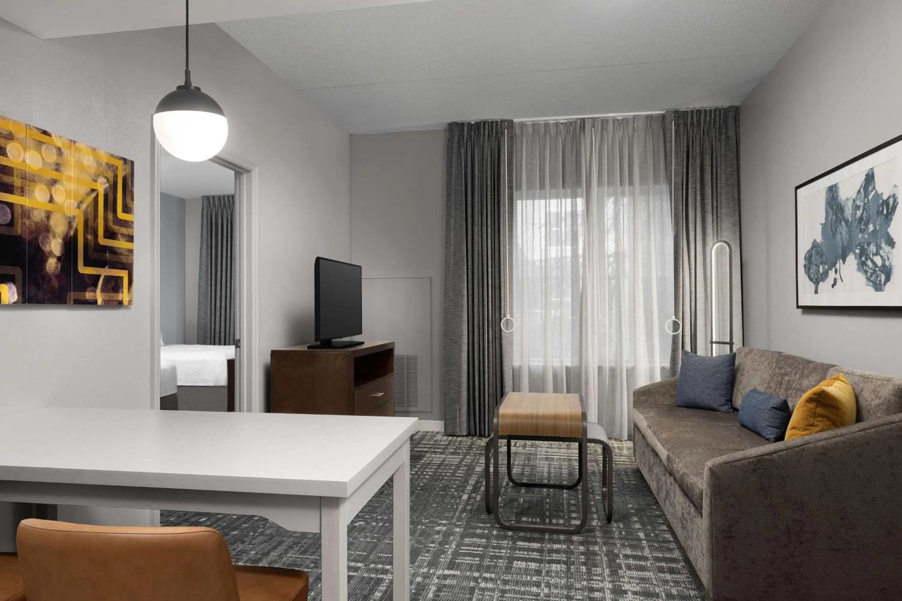 Living room in Homewood Suites by Hilton Reading-Wyomissing