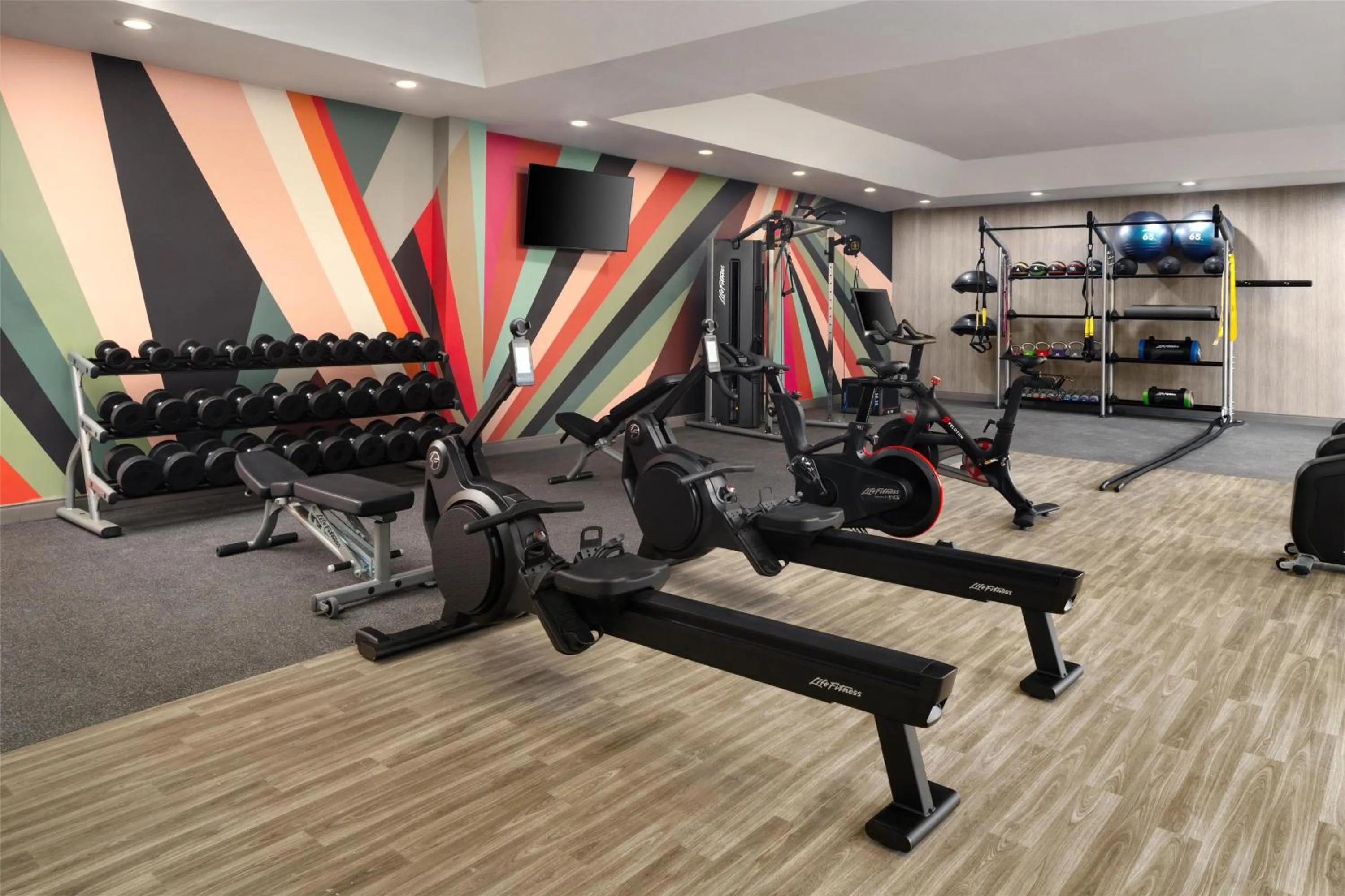 Fitness centre/facilities in Hilton Garden Inn Richmond South/Southpark