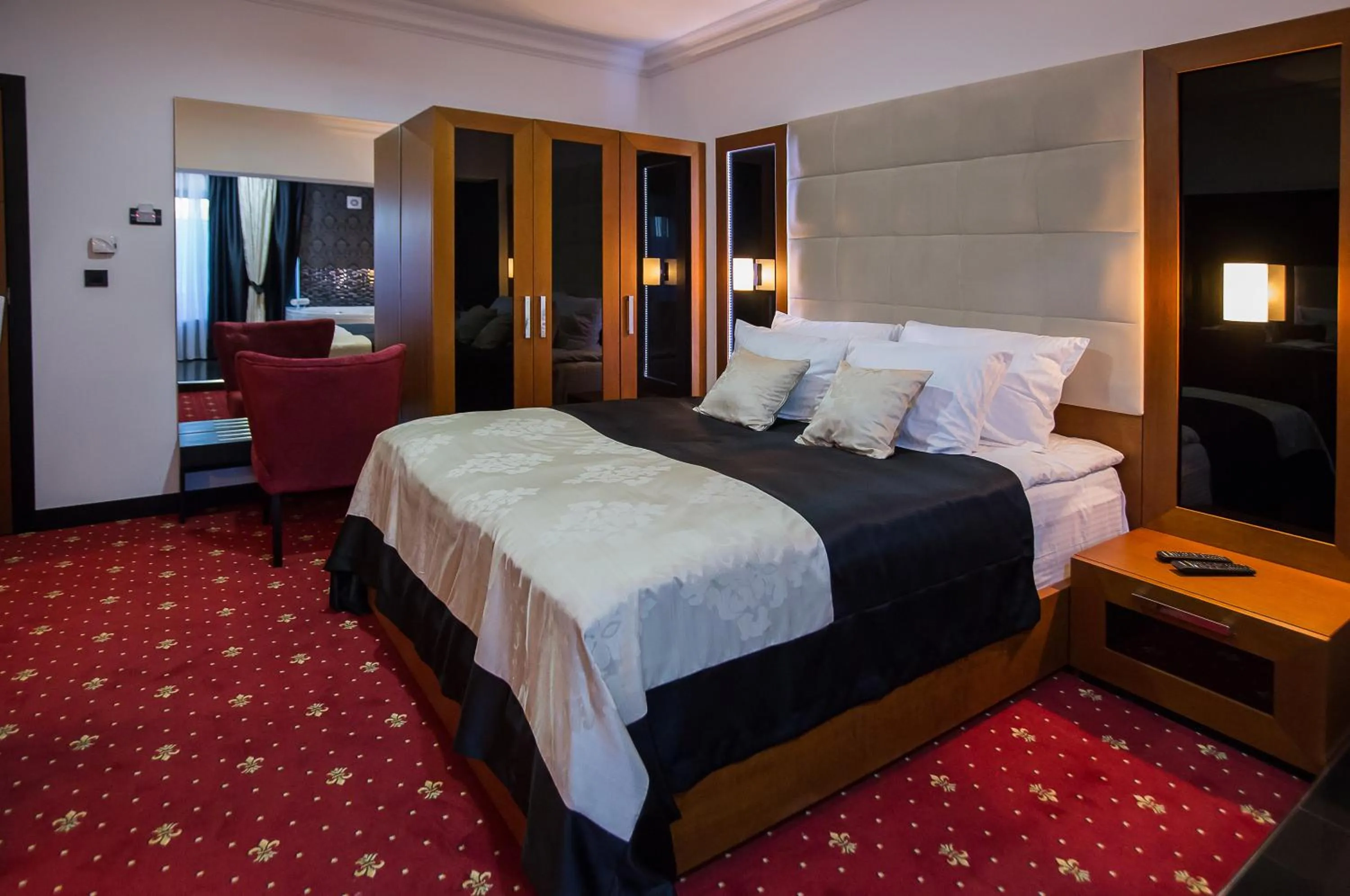 Bed in Hotel Exclusive President