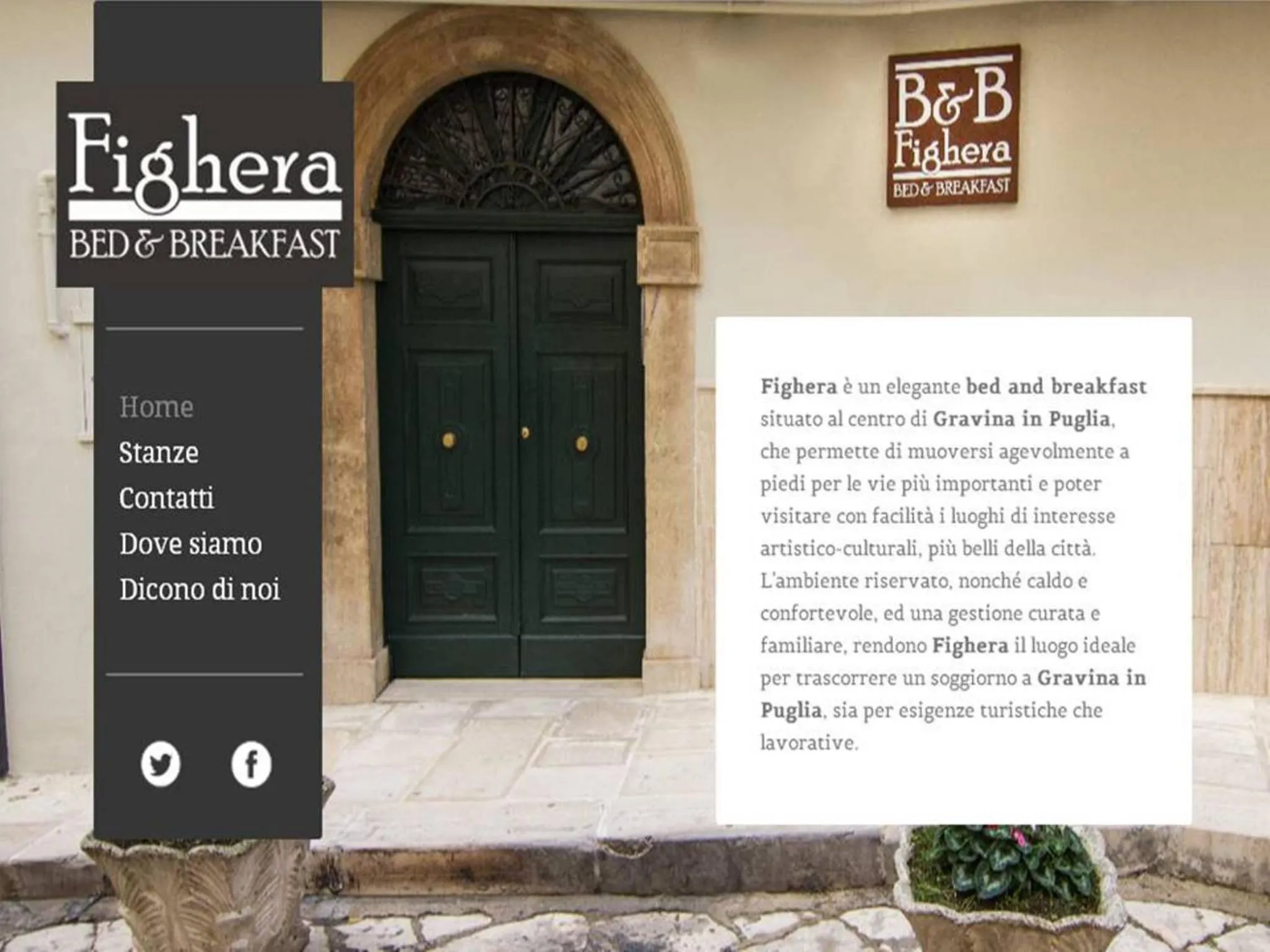 Lobby or reception in B&B Fighera