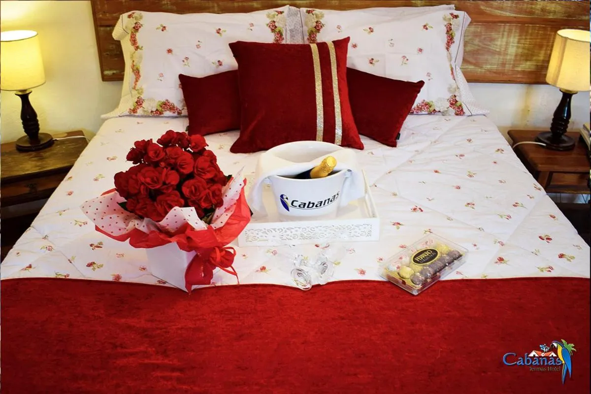 Bedroom, Bed in Cabanas Termas Hotel