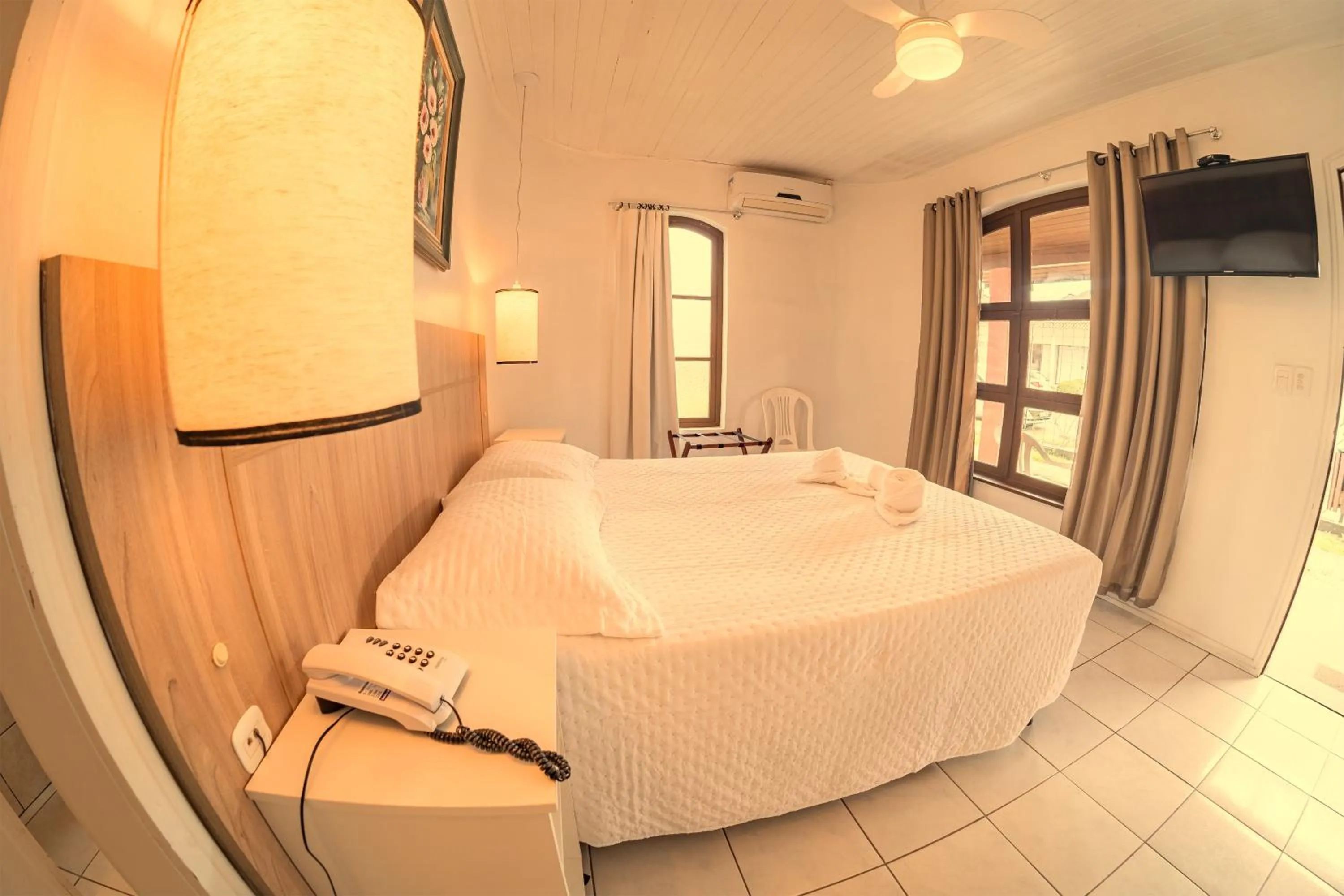 Bed in Cabanas Termas Hotel