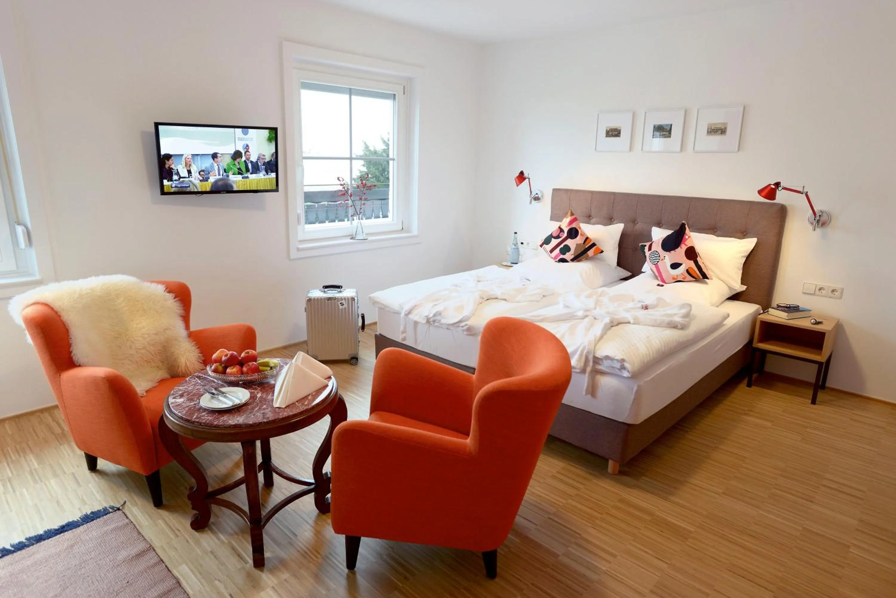 Bedroom, Bed in Schwarzwaldhotel Oberwiesenhof