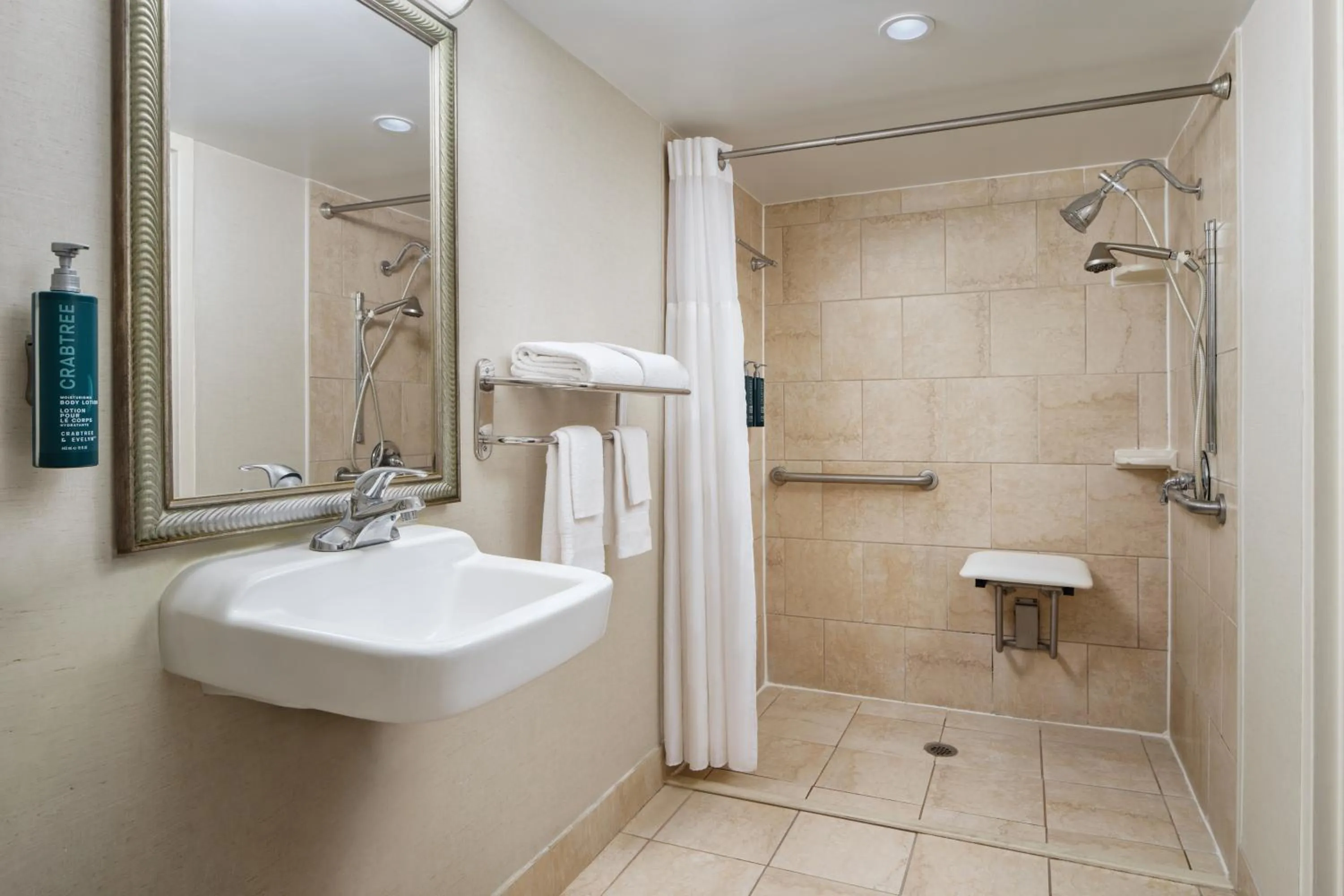 Shower in DoubleTree by Hilton Rocky Mount