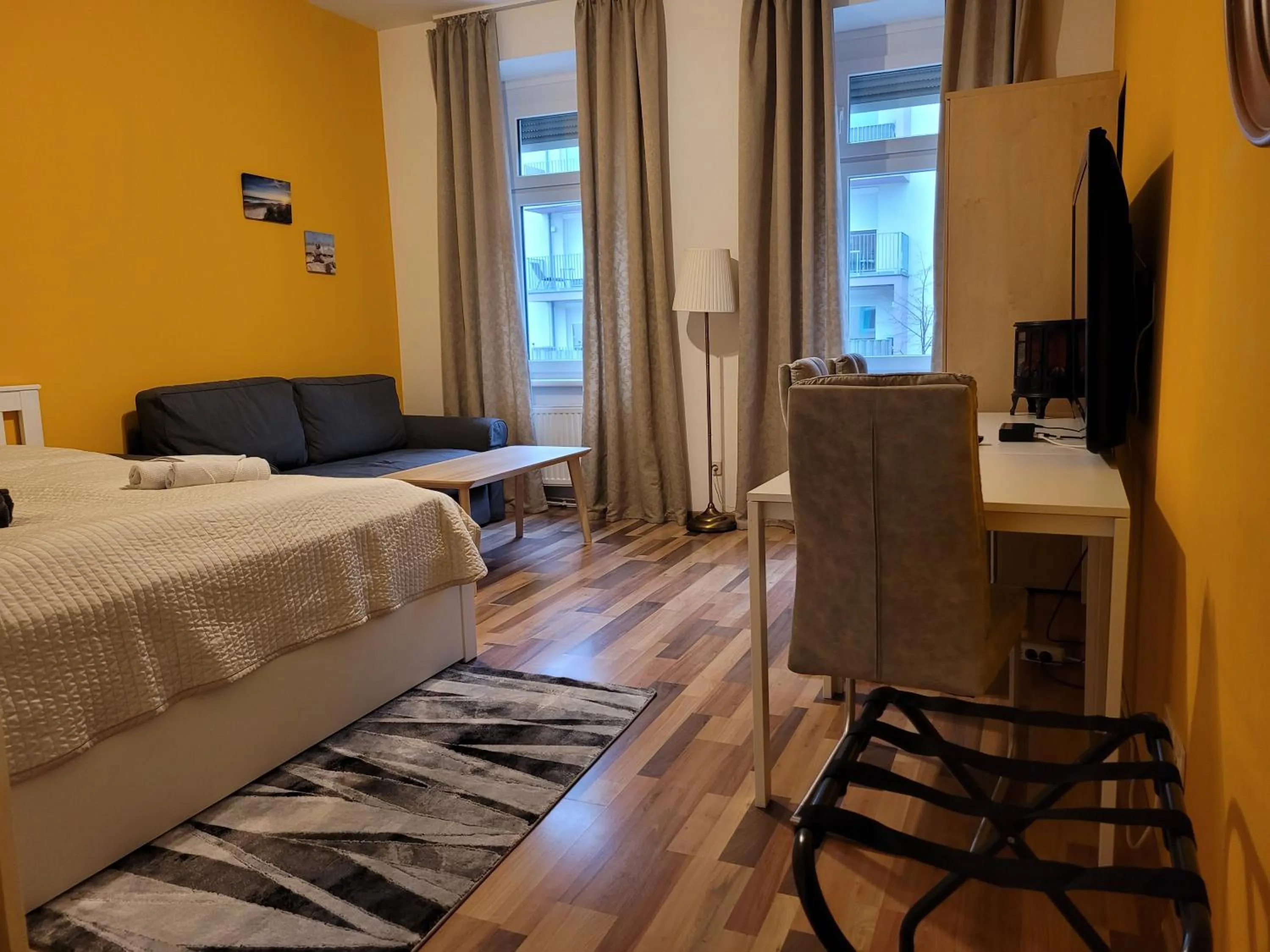 Photo of the whole room, Bed in Leopoldauer Apartment