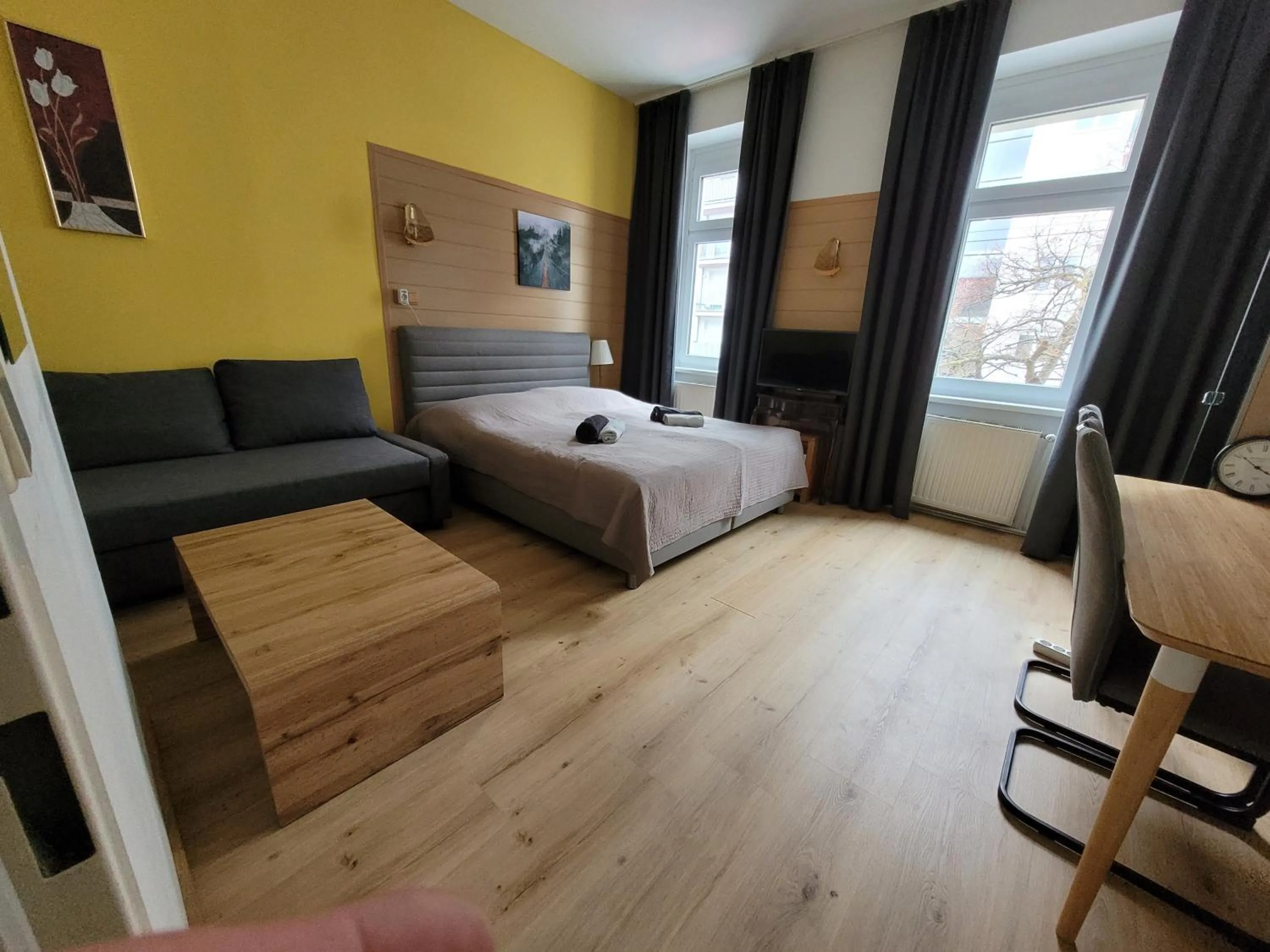 Photo of the whole room, Bed in Leopoldauer Apartment