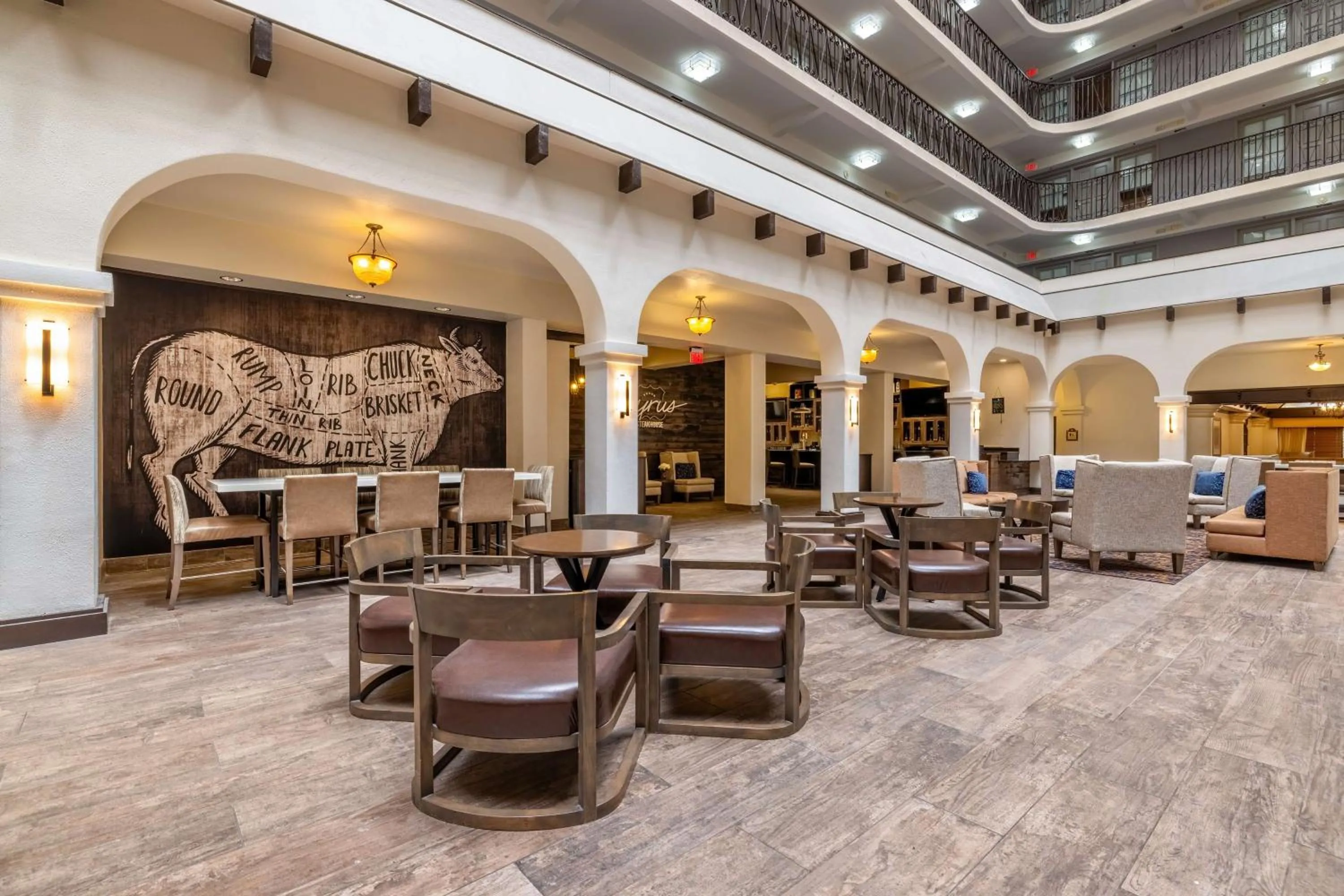 Lobby or reception in Embassy Suites by Hilton Tulsa I-44