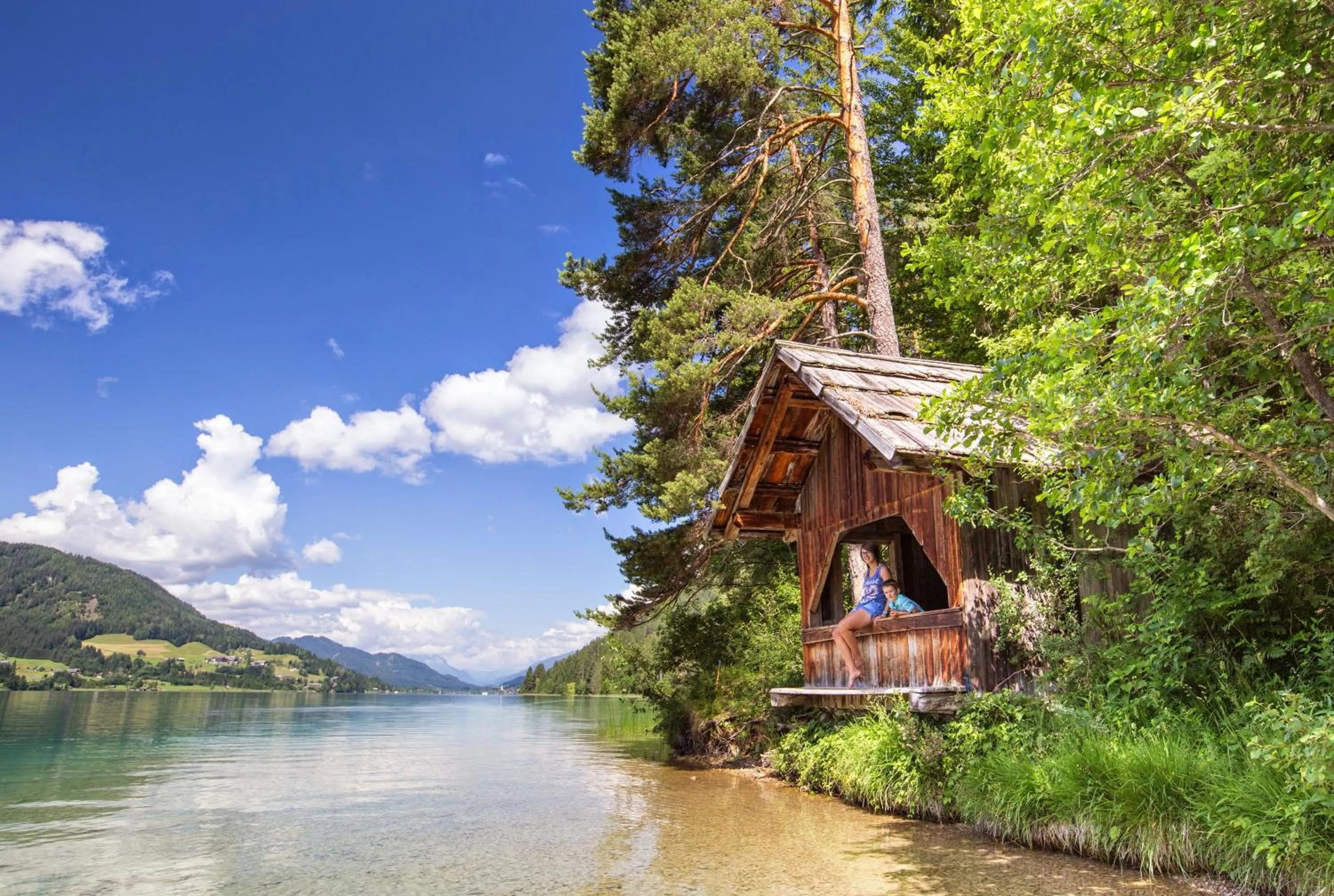 Property building in Haus Lackner am Weissensee in Kärnten