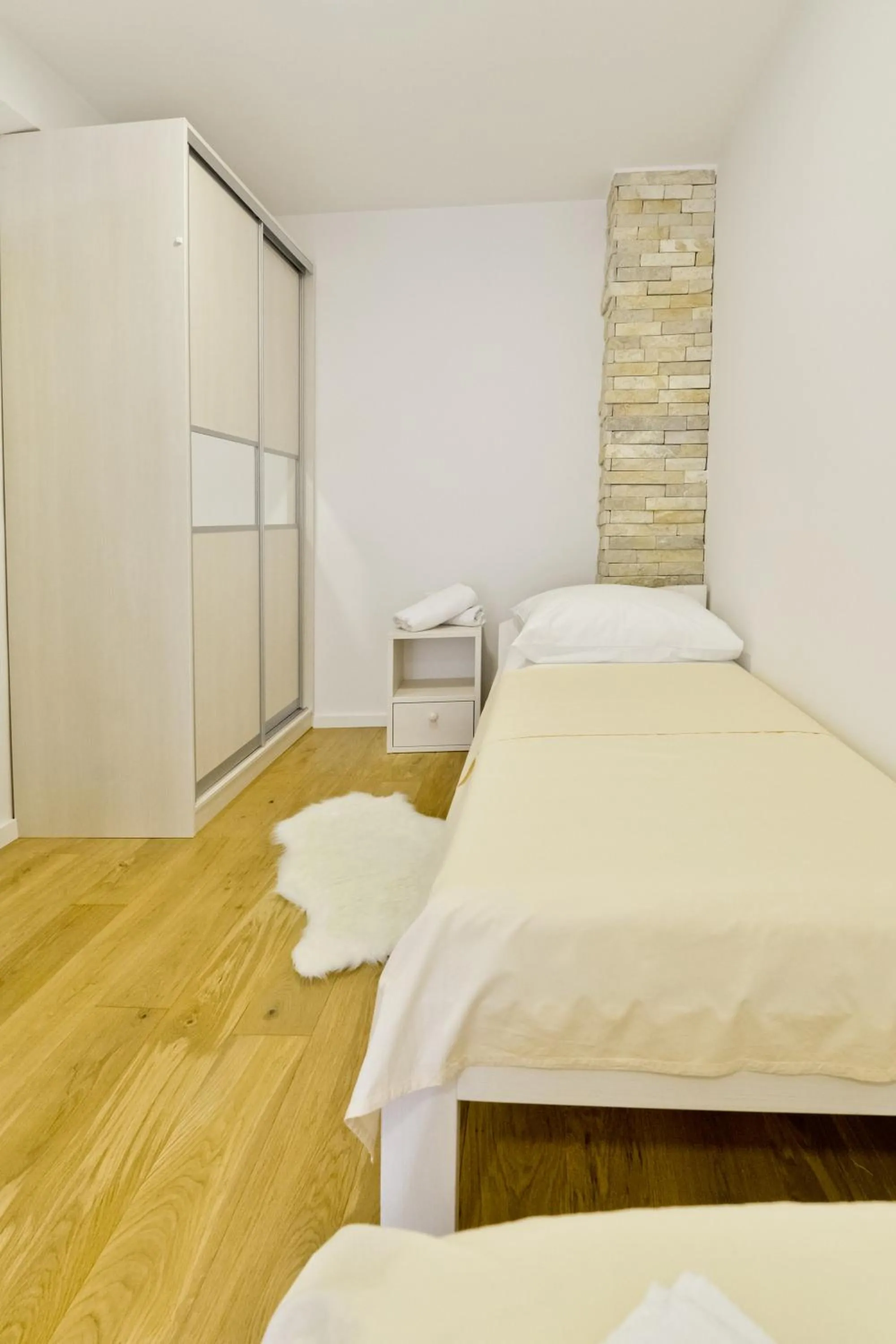 Bedroom, Bed in Apartment Domalu Old Town