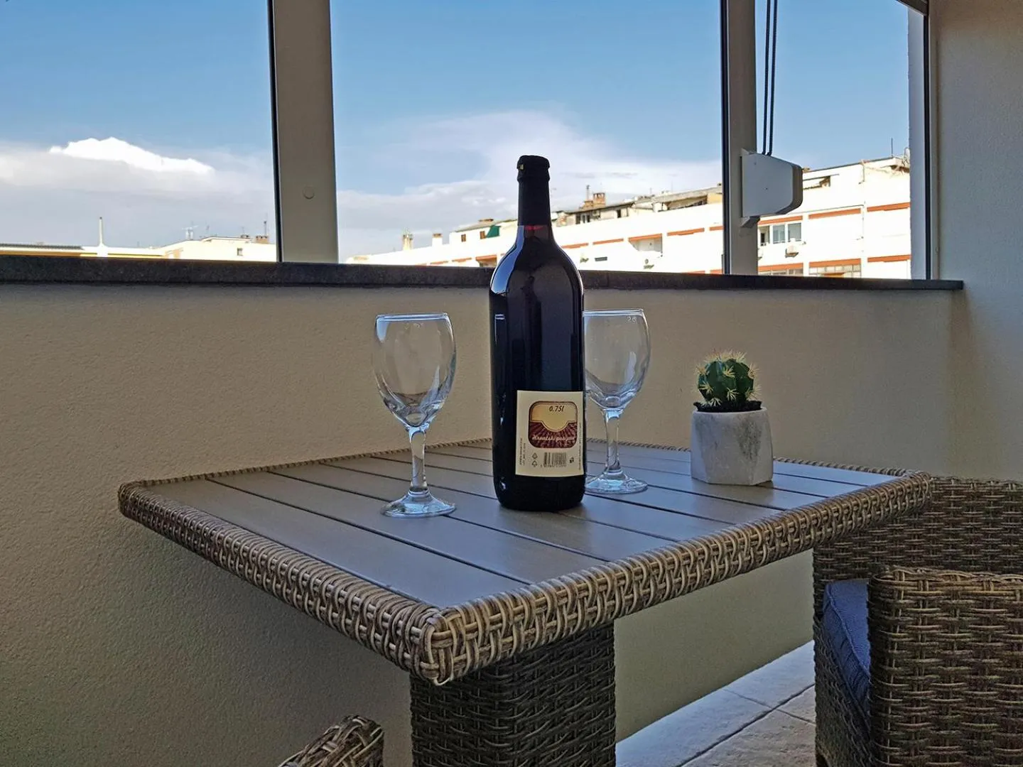 Balcony/Terrace in Apartment Domalu Old Town