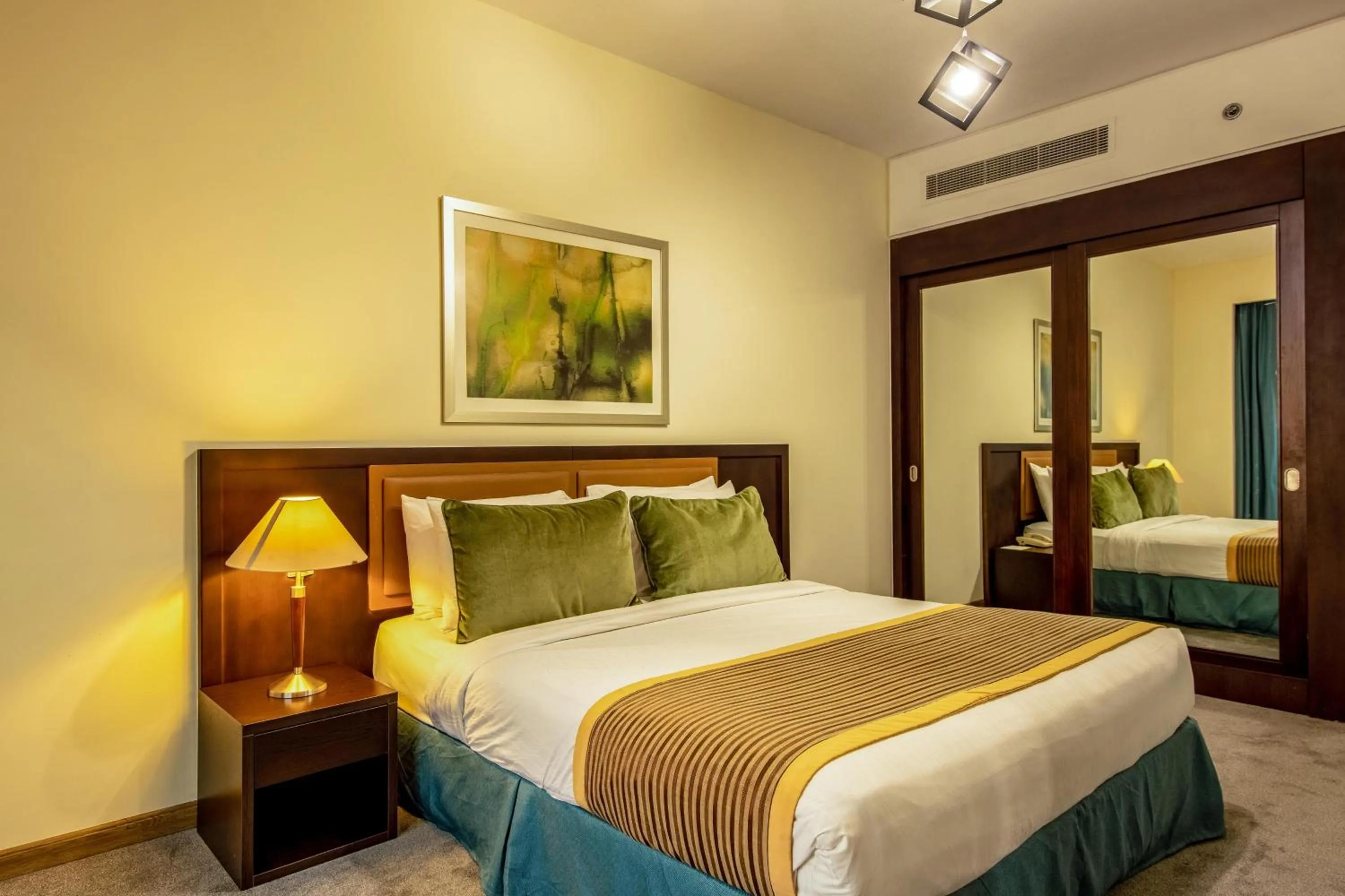 Bedroom, Bed in TIME Ruby Hotel Apartment