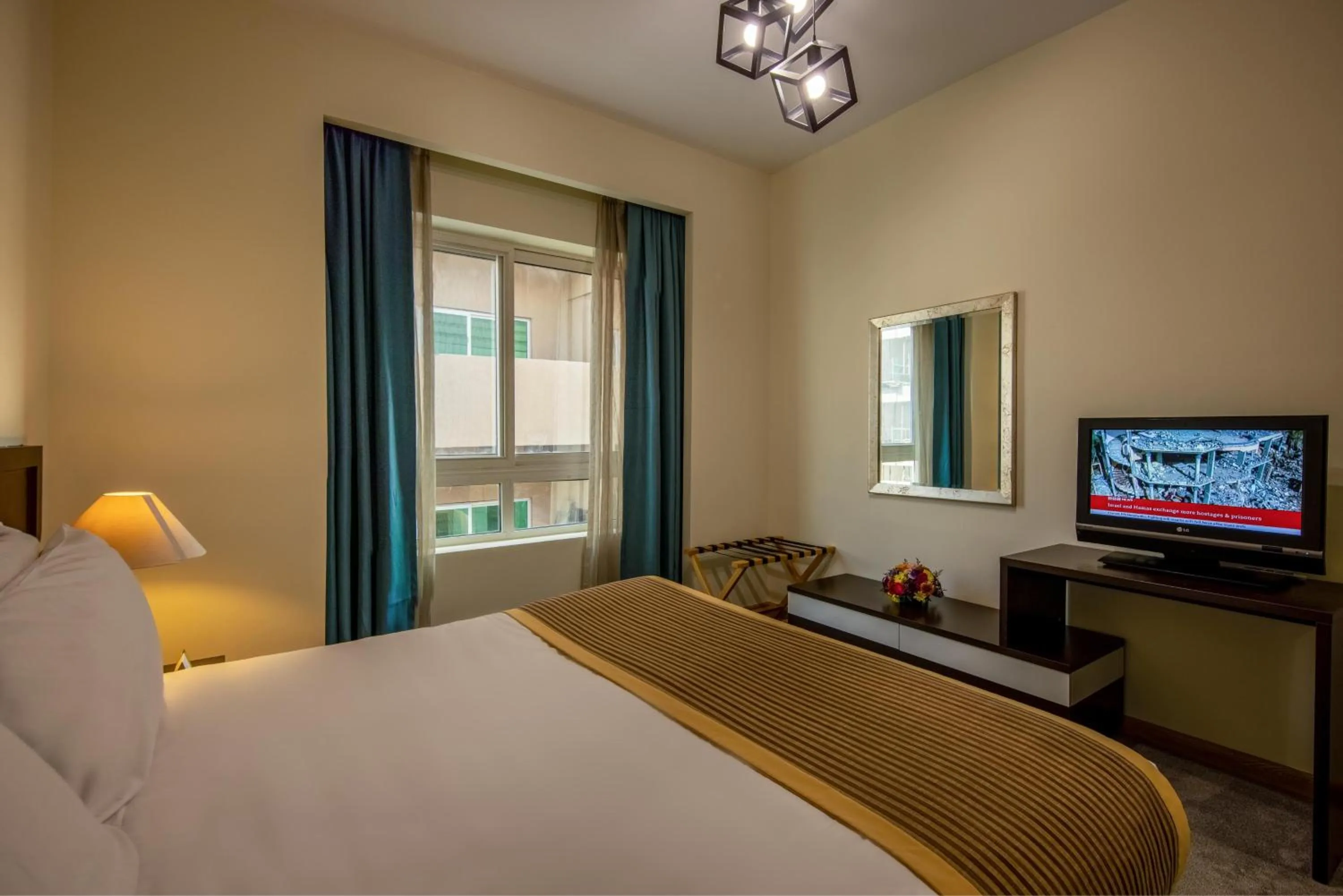 Bedroom, Bed in TIME Ruby Hotel Apartment