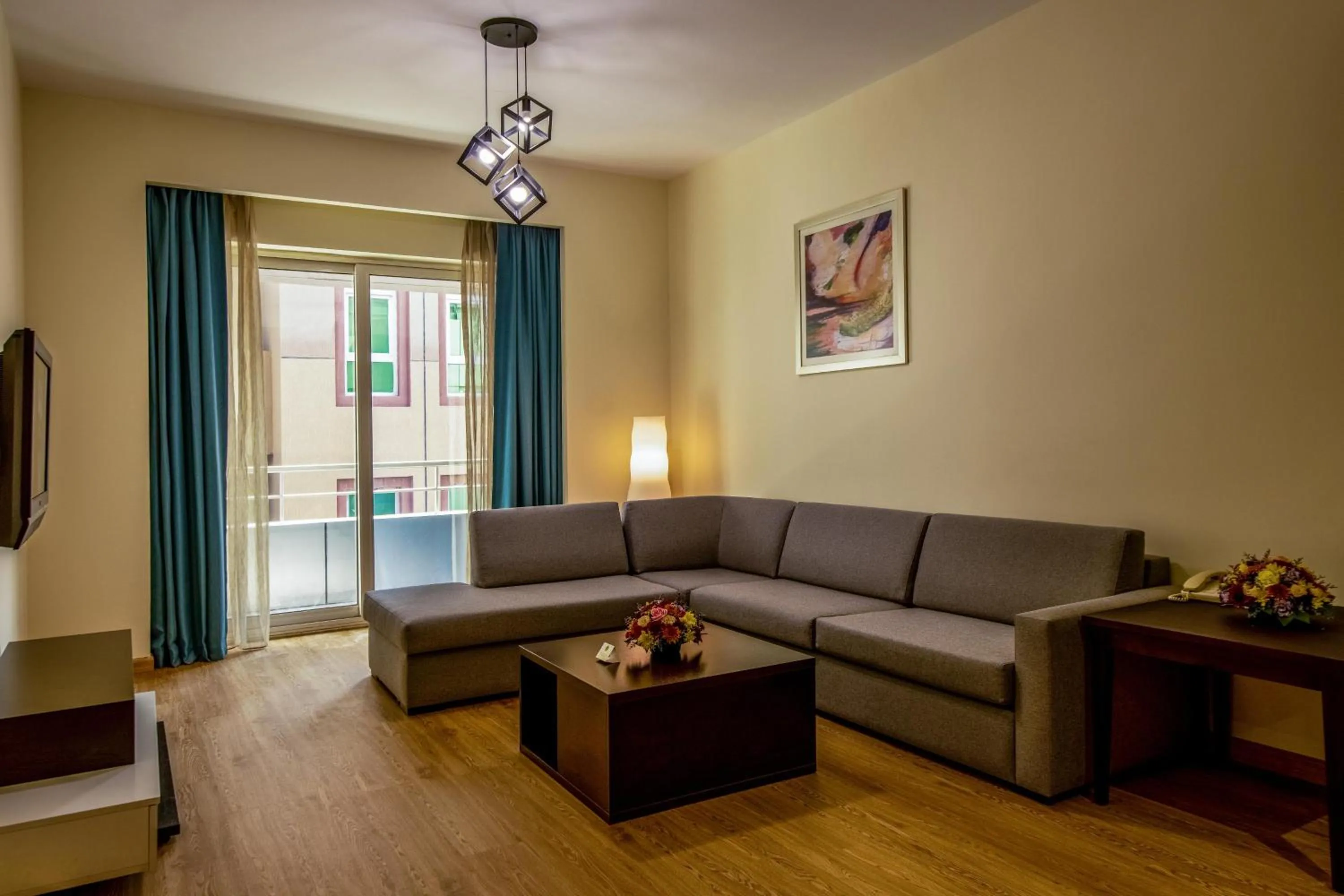 Living room in TIME Ruby Hotel Apartment