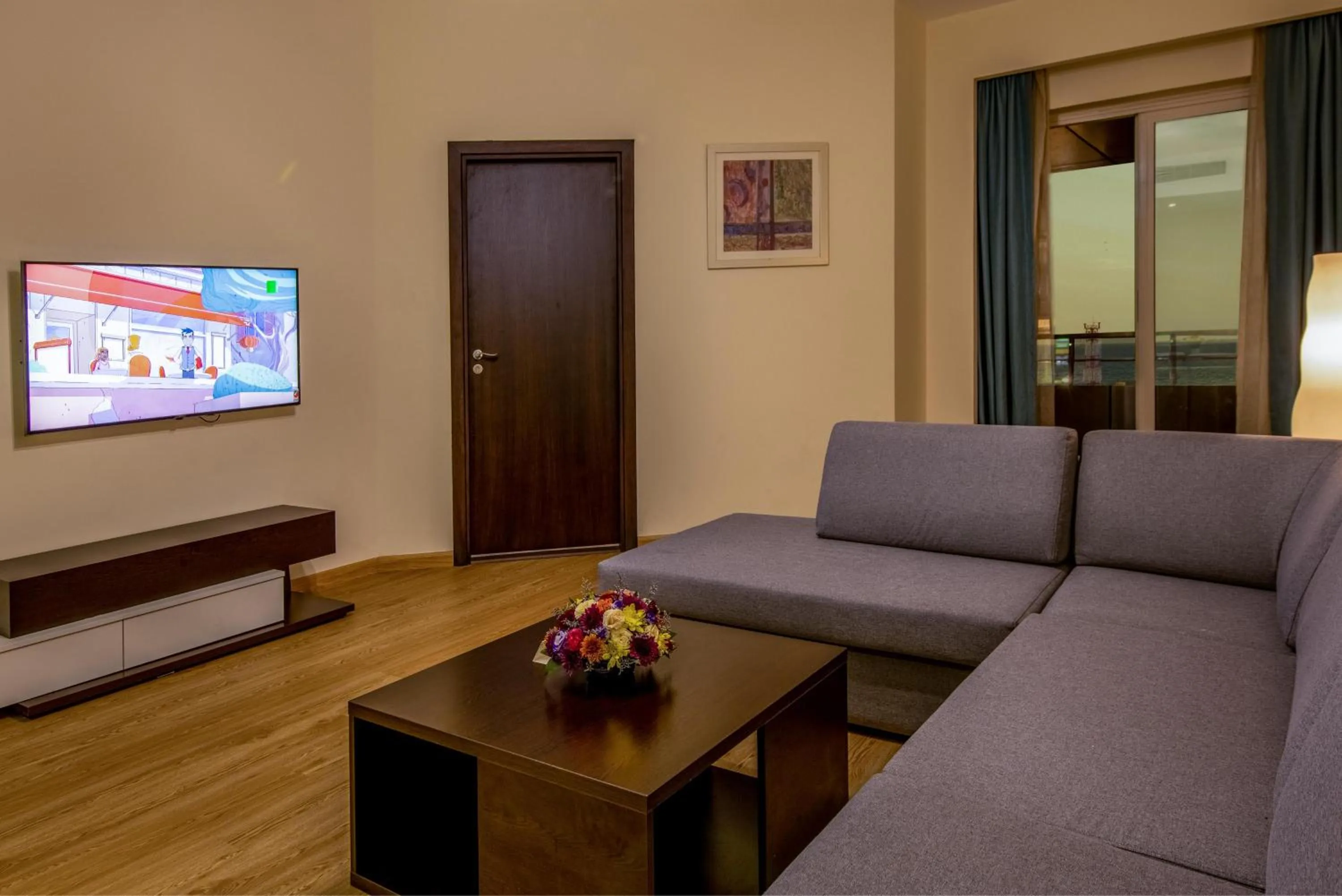 Living room in TIME Ruby Hotel Apartment