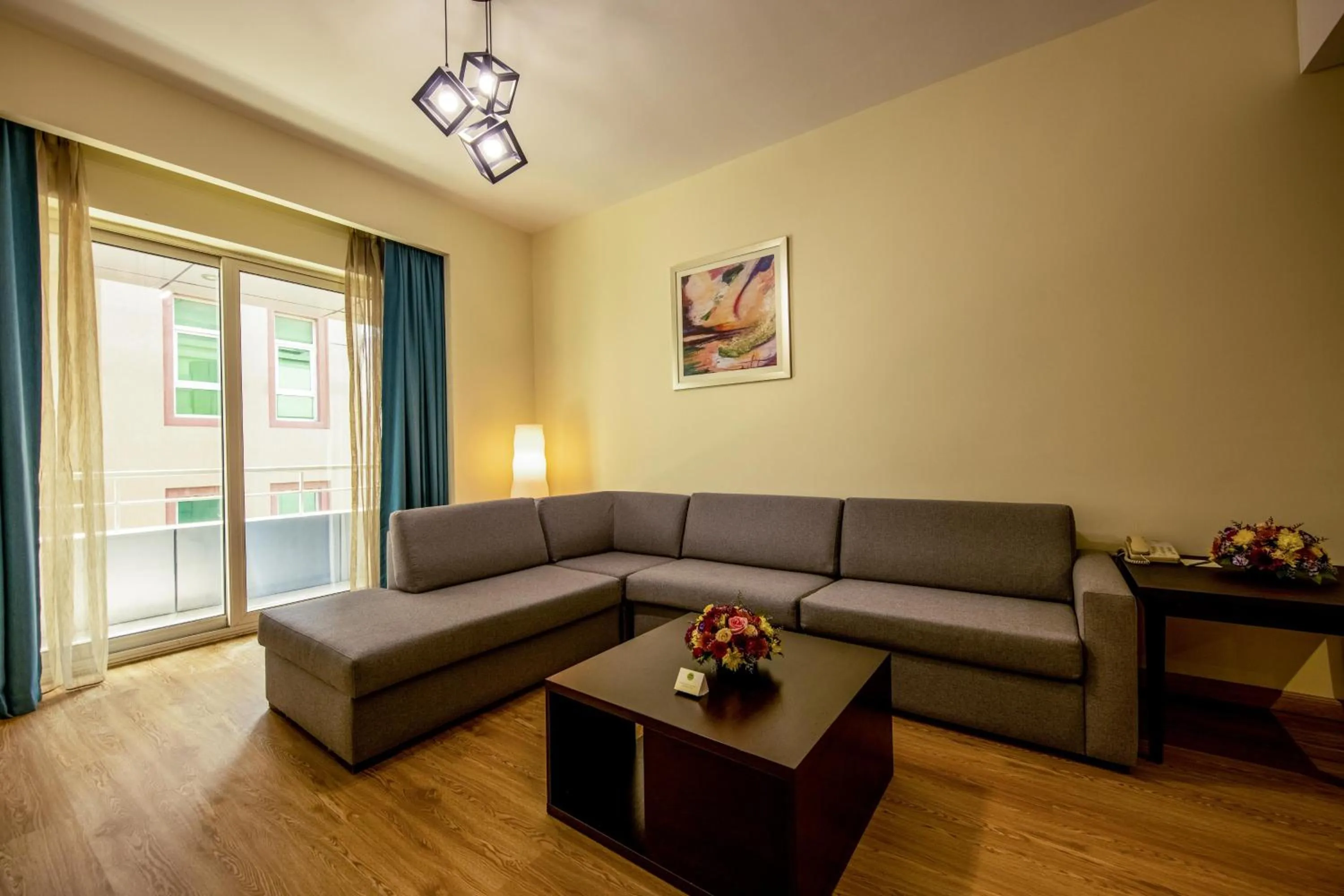 Living room in TIME Ruby Hotel Apartment