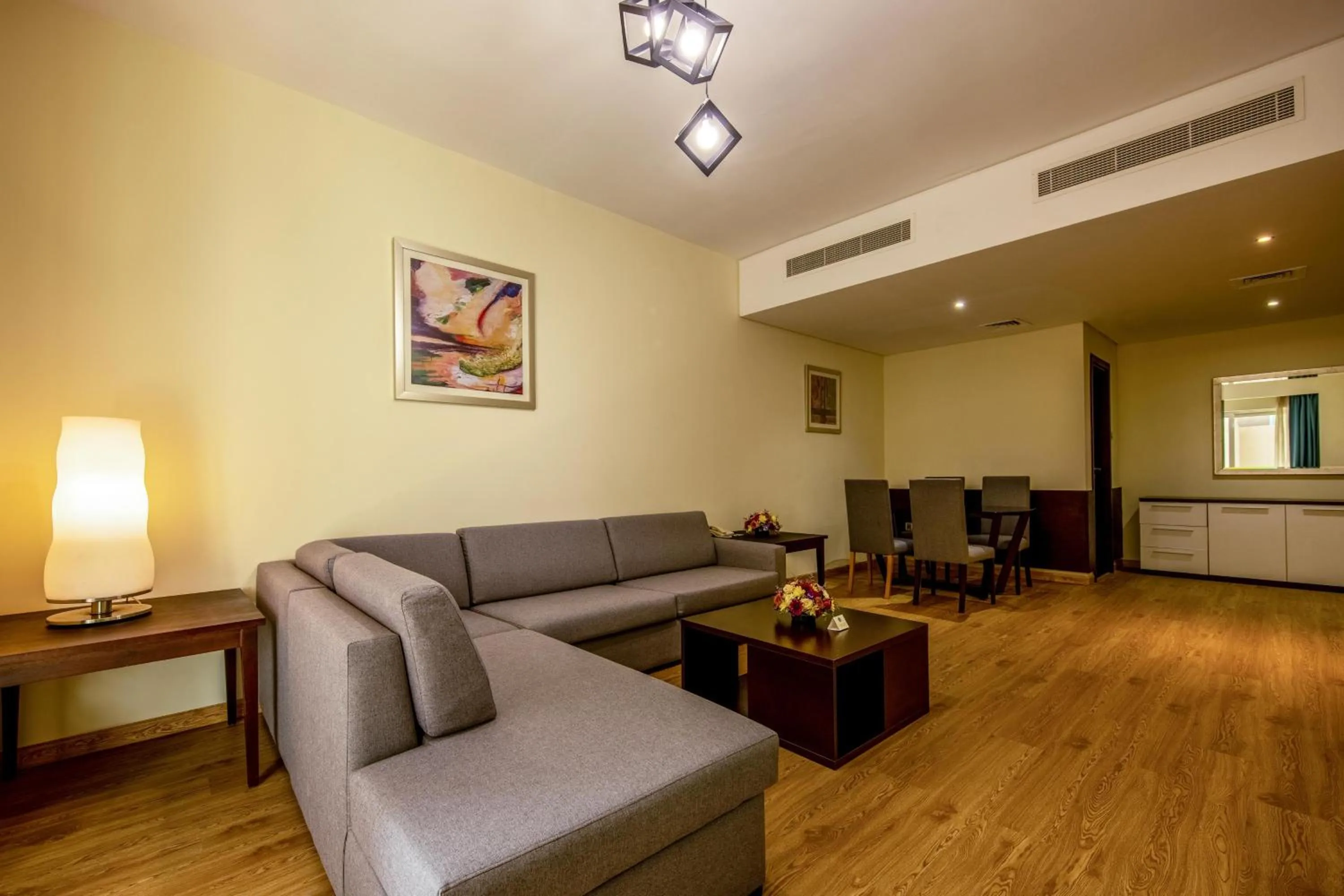 Living room in TIME Ruby Hotel Apartment