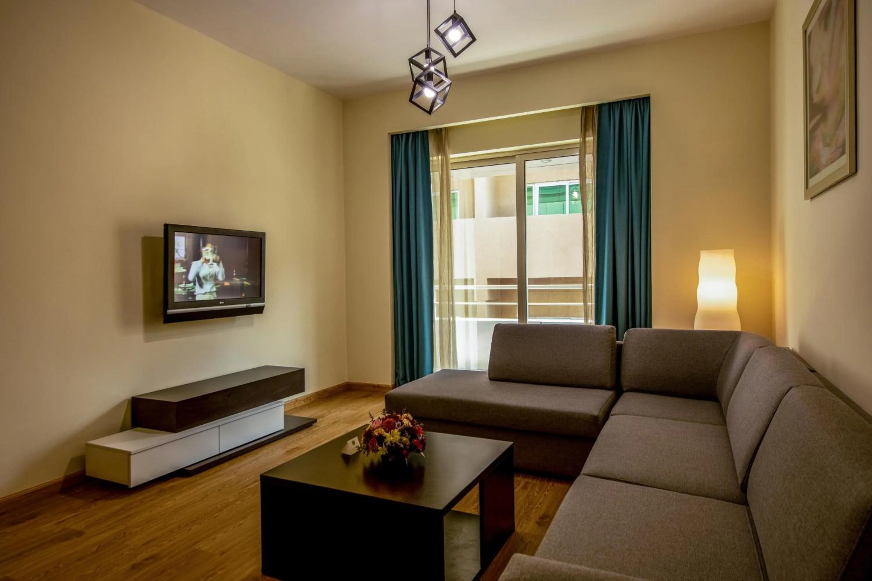 Living room in TIME Ruby Hotel Apartment