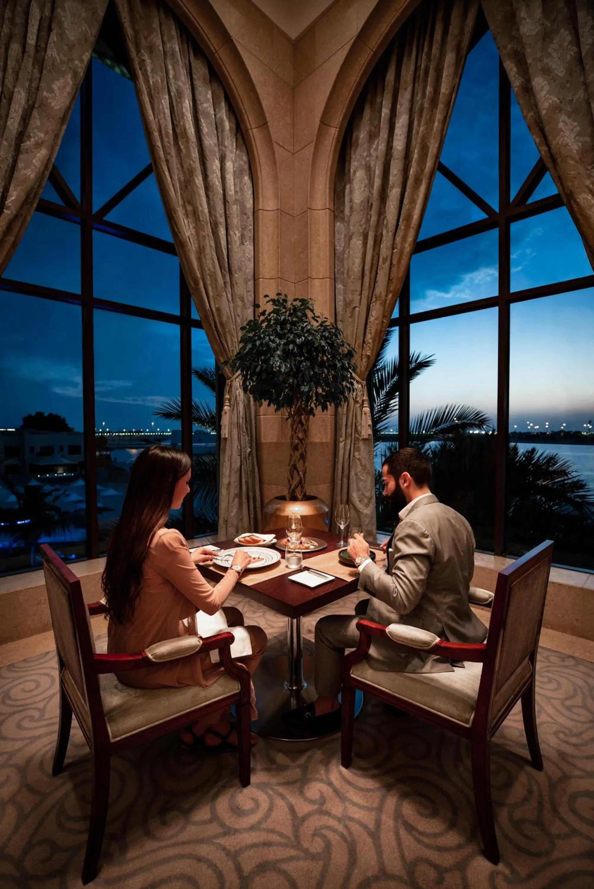 Dinner in Shangri-La Qaryat Al Beri, Abu Dhabi