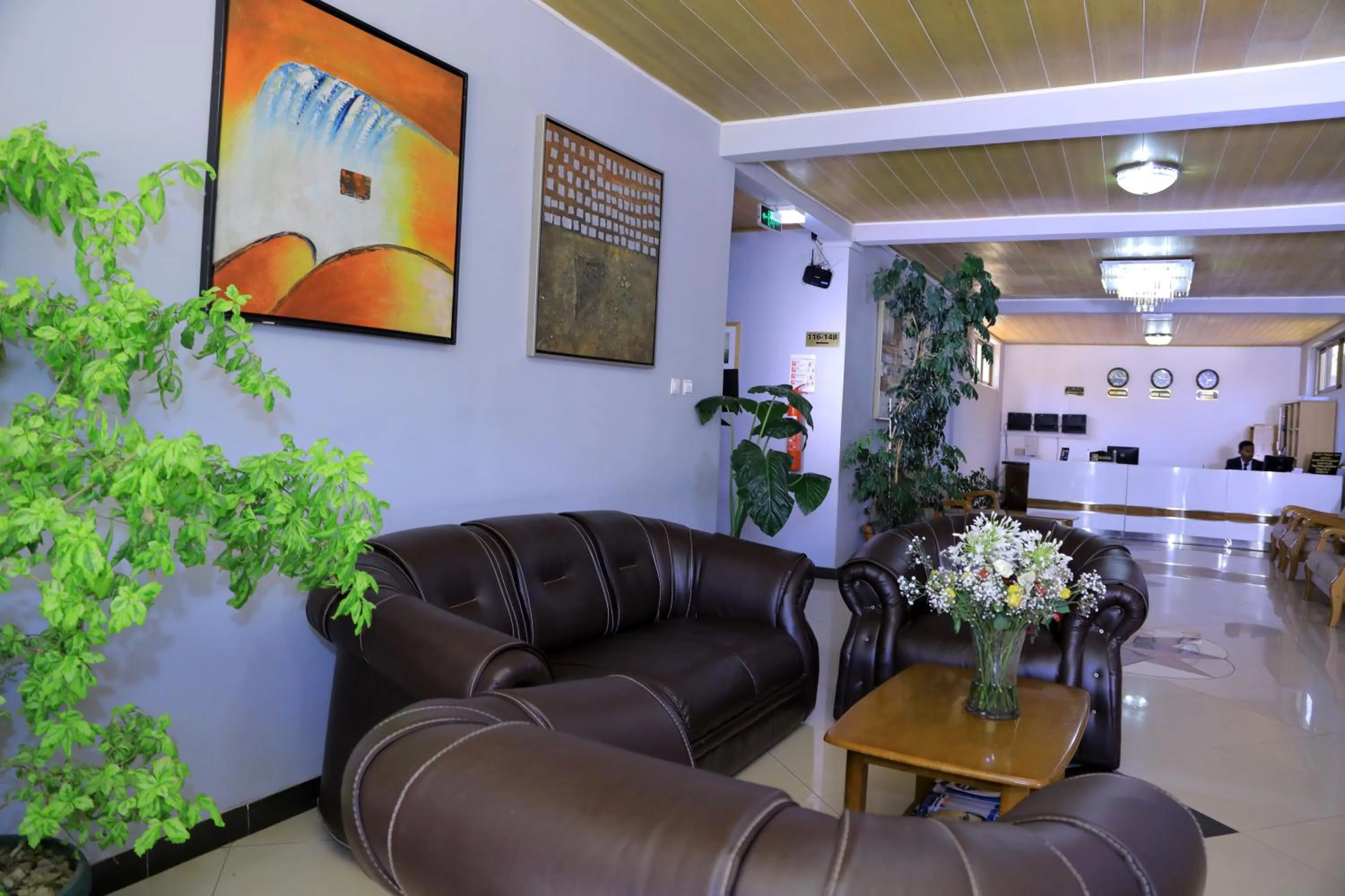 Lobby or reception in Yaya Africa Athletics Village