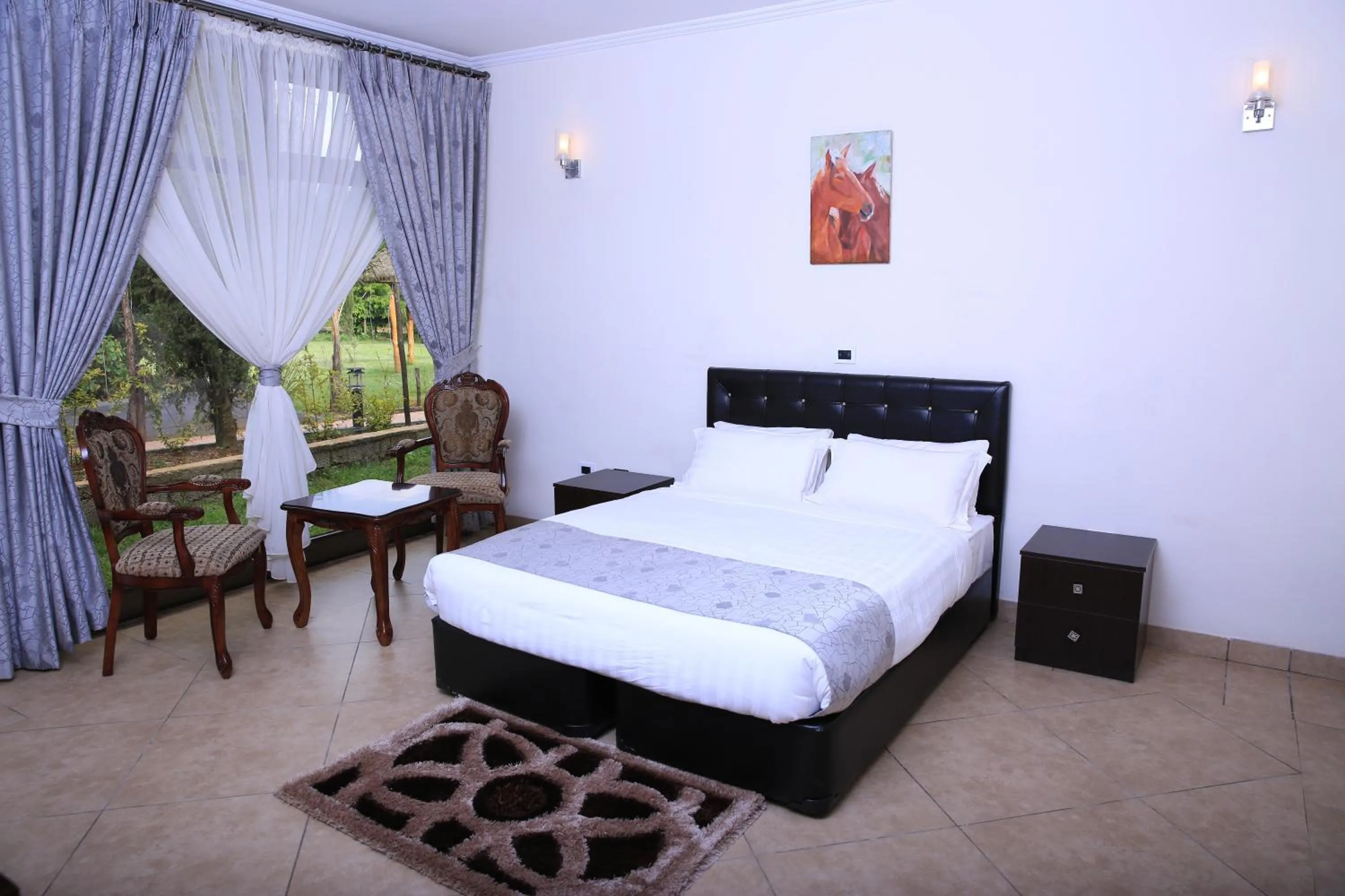 Bed in Yaya Africa Athletics Village