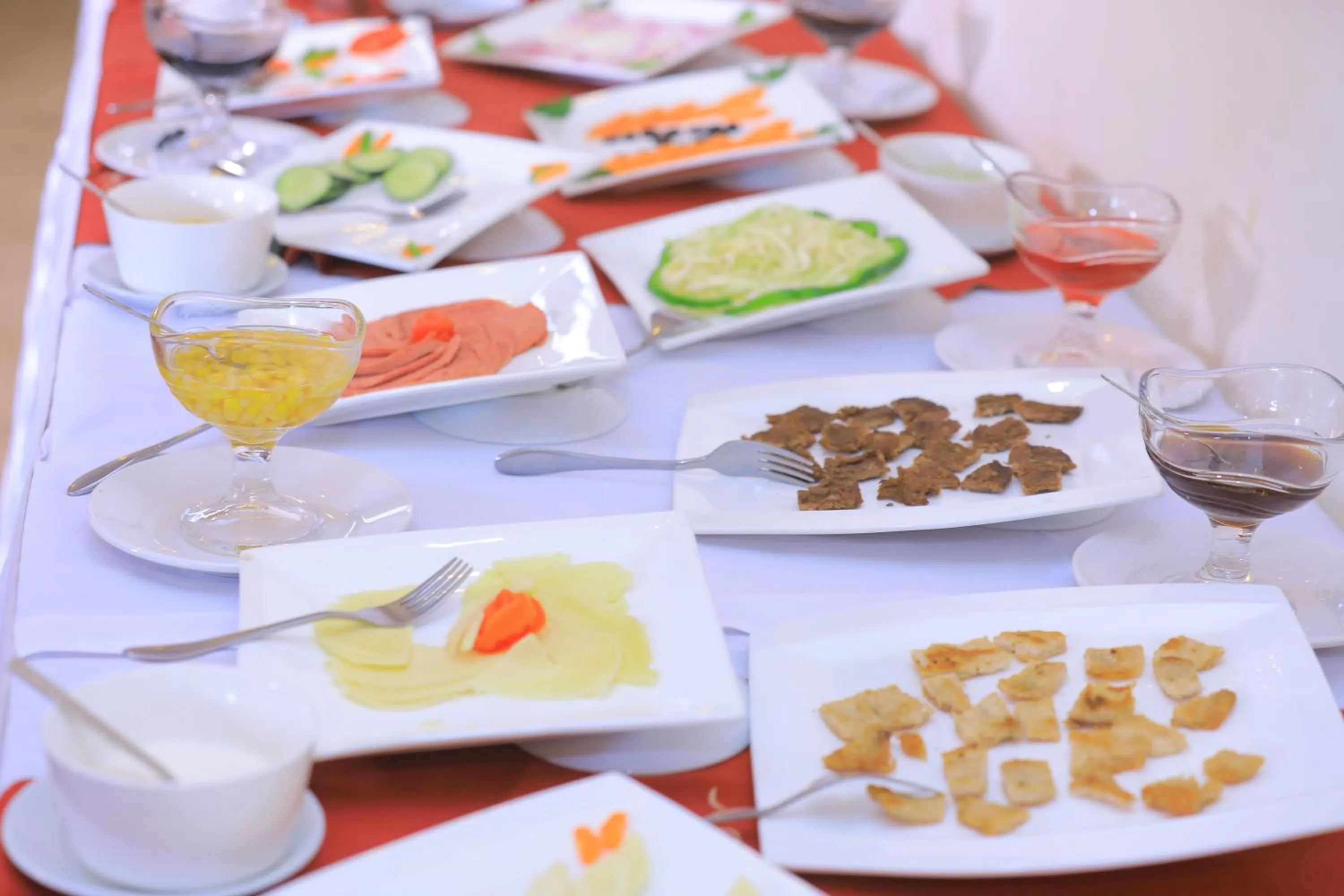 Breakfast in Yaya Africa Athletics Village