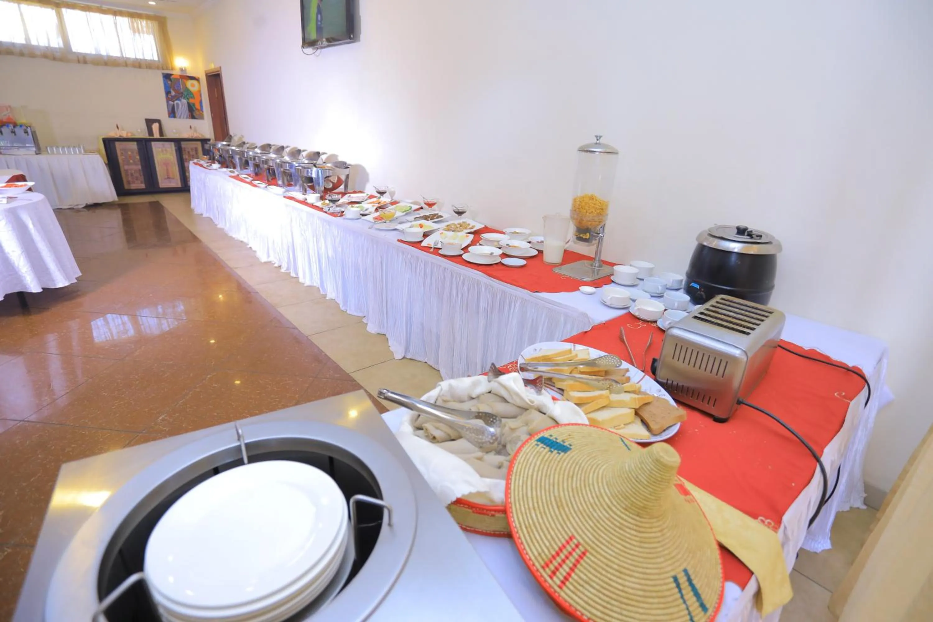 Breakfast in Yaya Africa Athletics Village