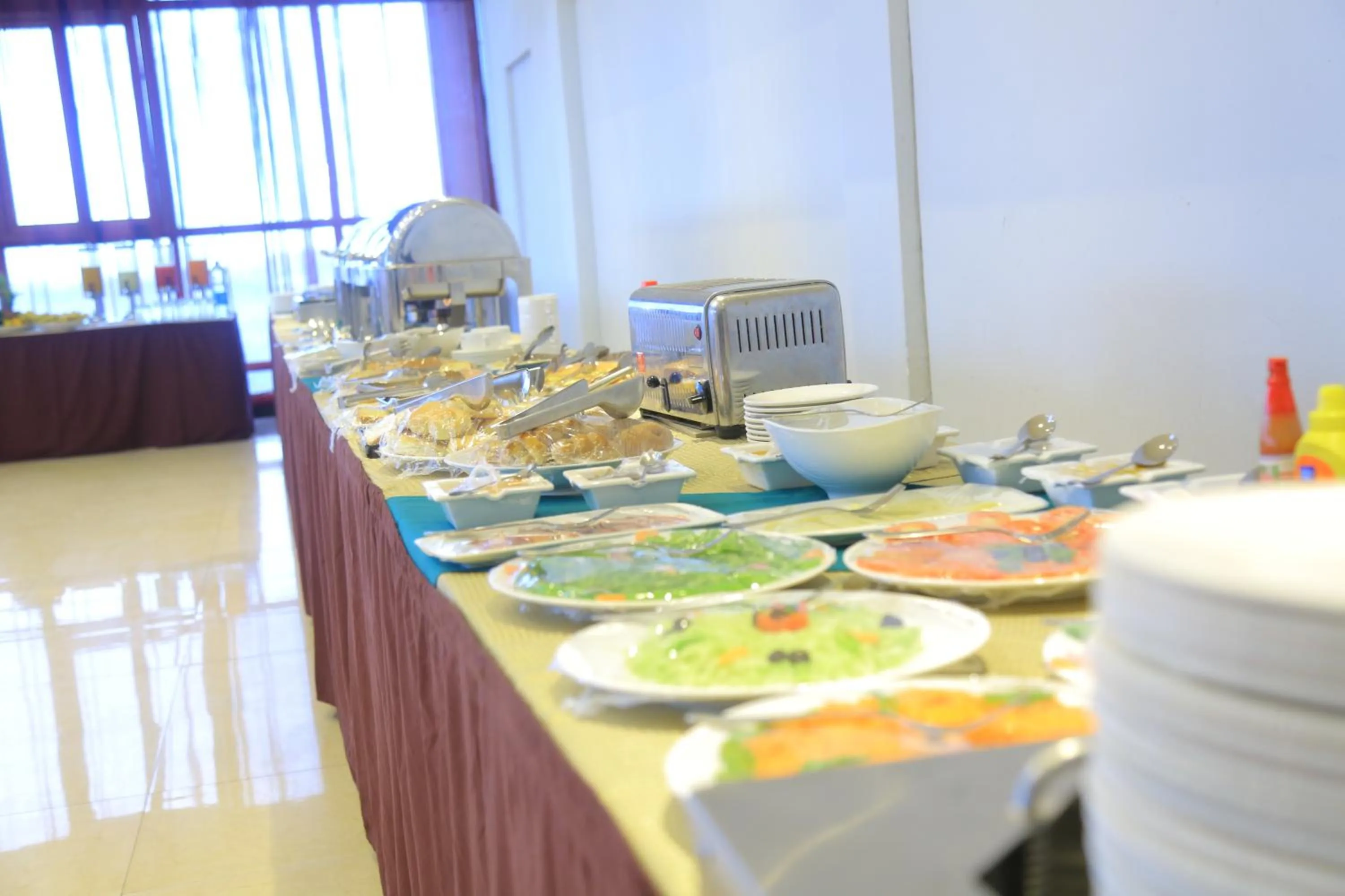 Breakfast in Yaya Africa Athletics Village