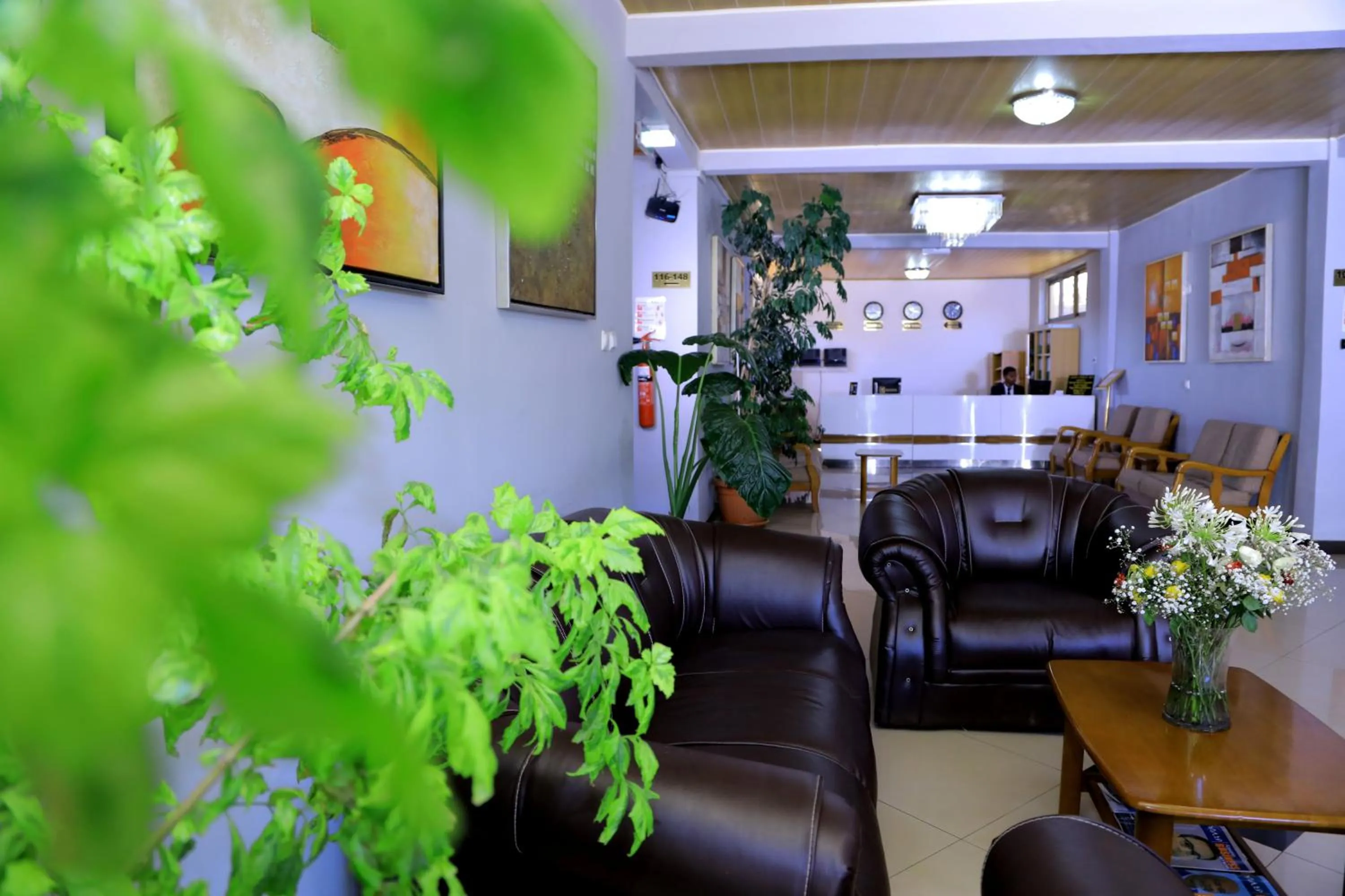 Lobby or reception in Yaya Africa Athletics Village