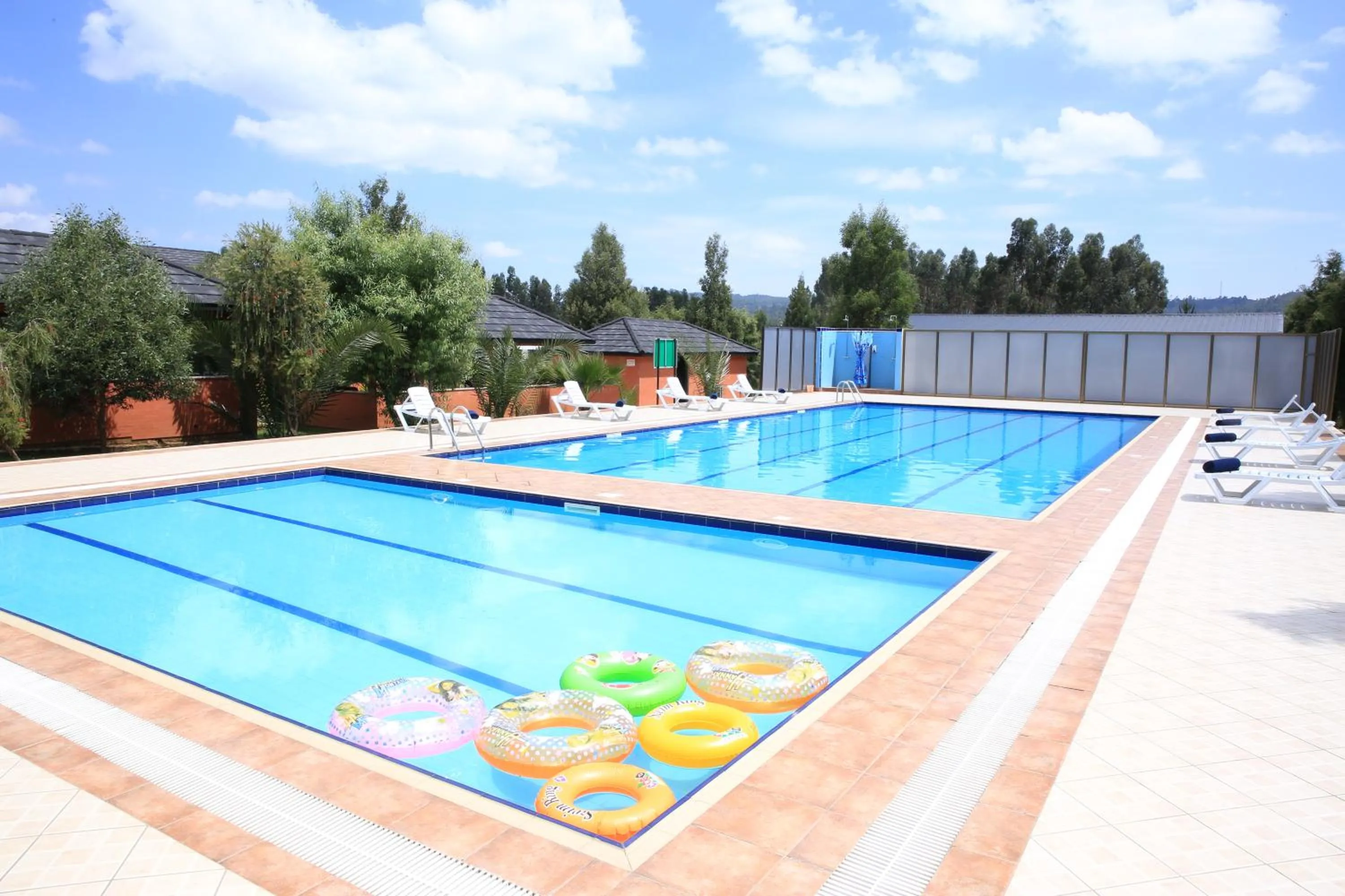 Swimming pool in Yaya Africa Athletics Village