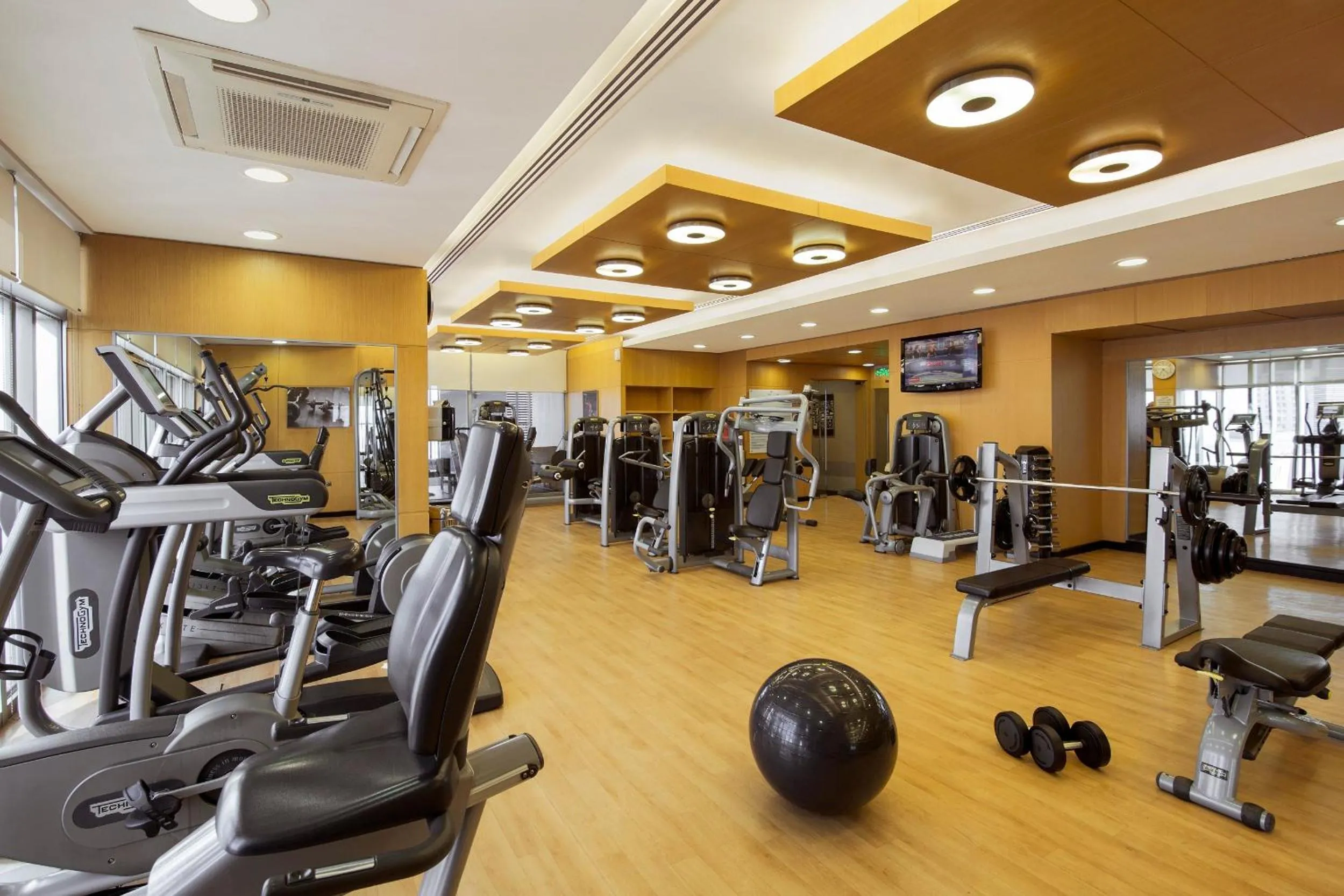 Fitness centre/facilities in Hala Arjaan by Rotana, Deluxe Hotel Apartments