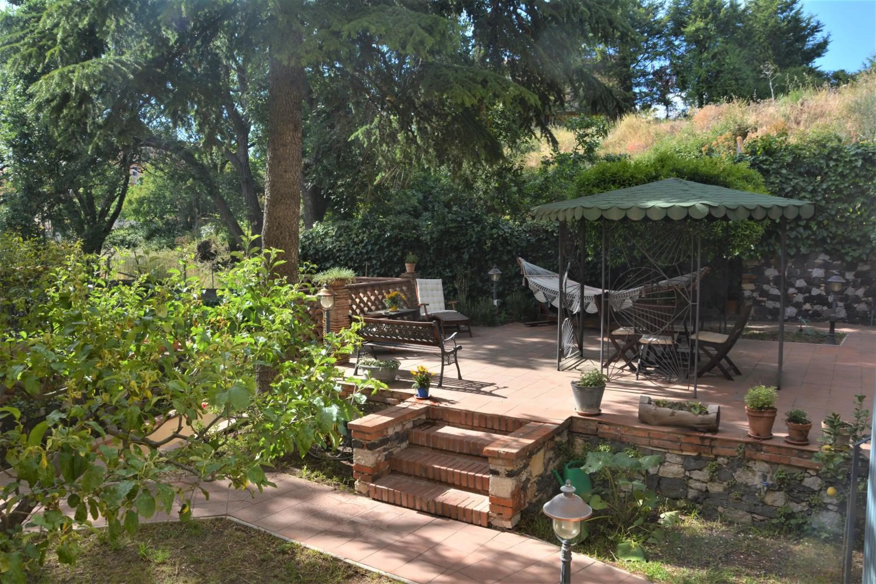 Patio in B&B Betulla dell'Etna