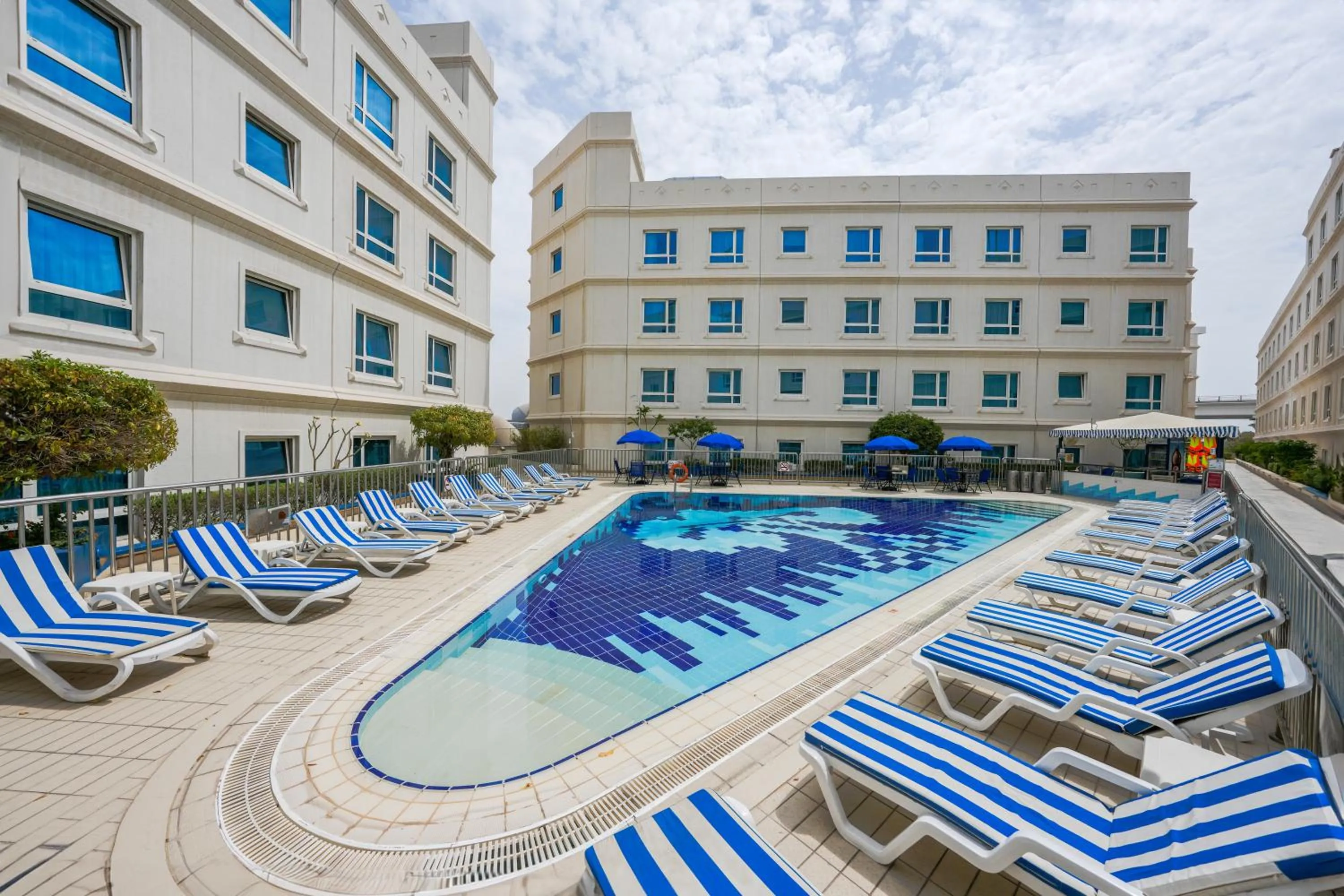 Swimming pool in Al Bustan Centre & Residence