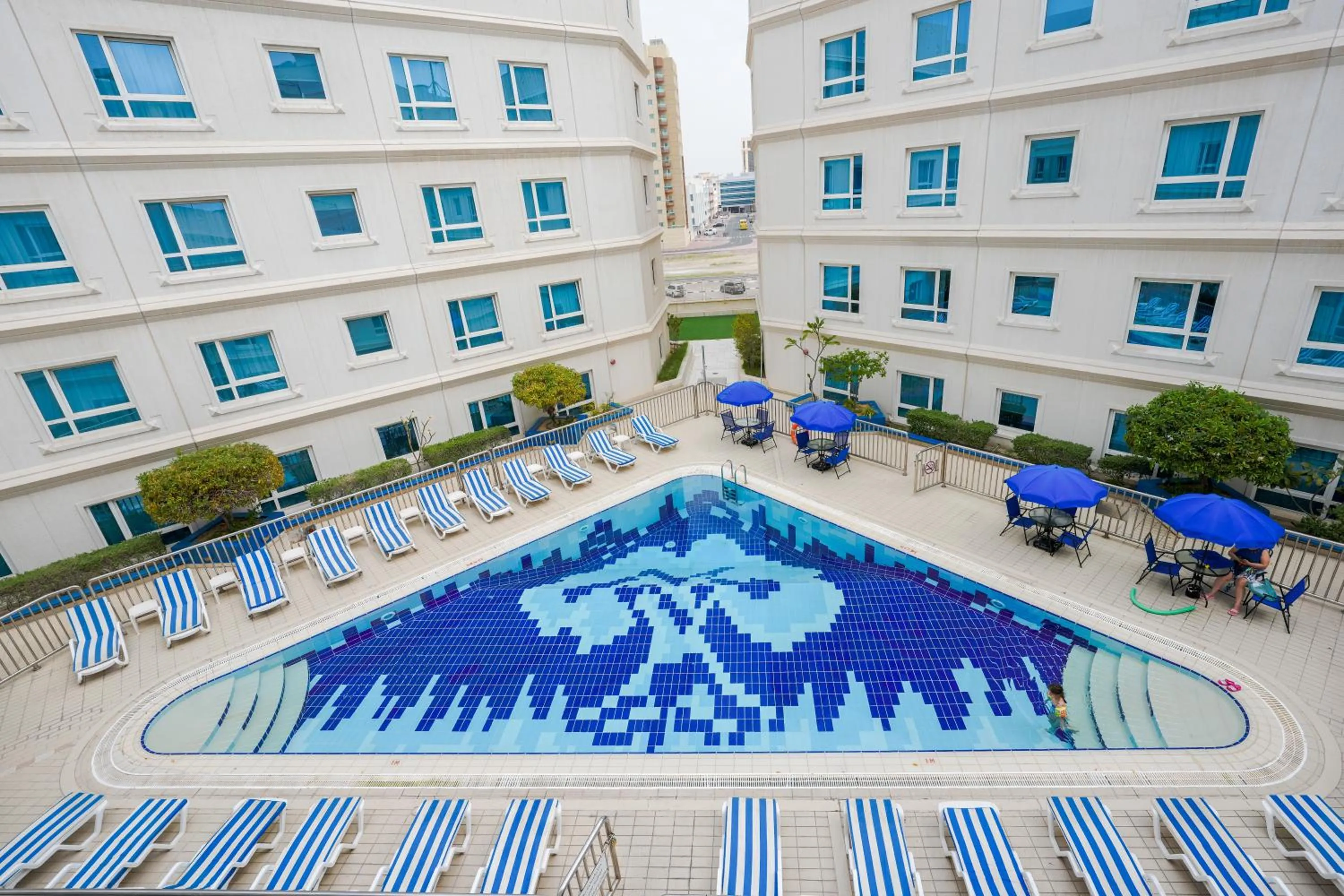 Swimming pool in Al Bustan Centre & Residence