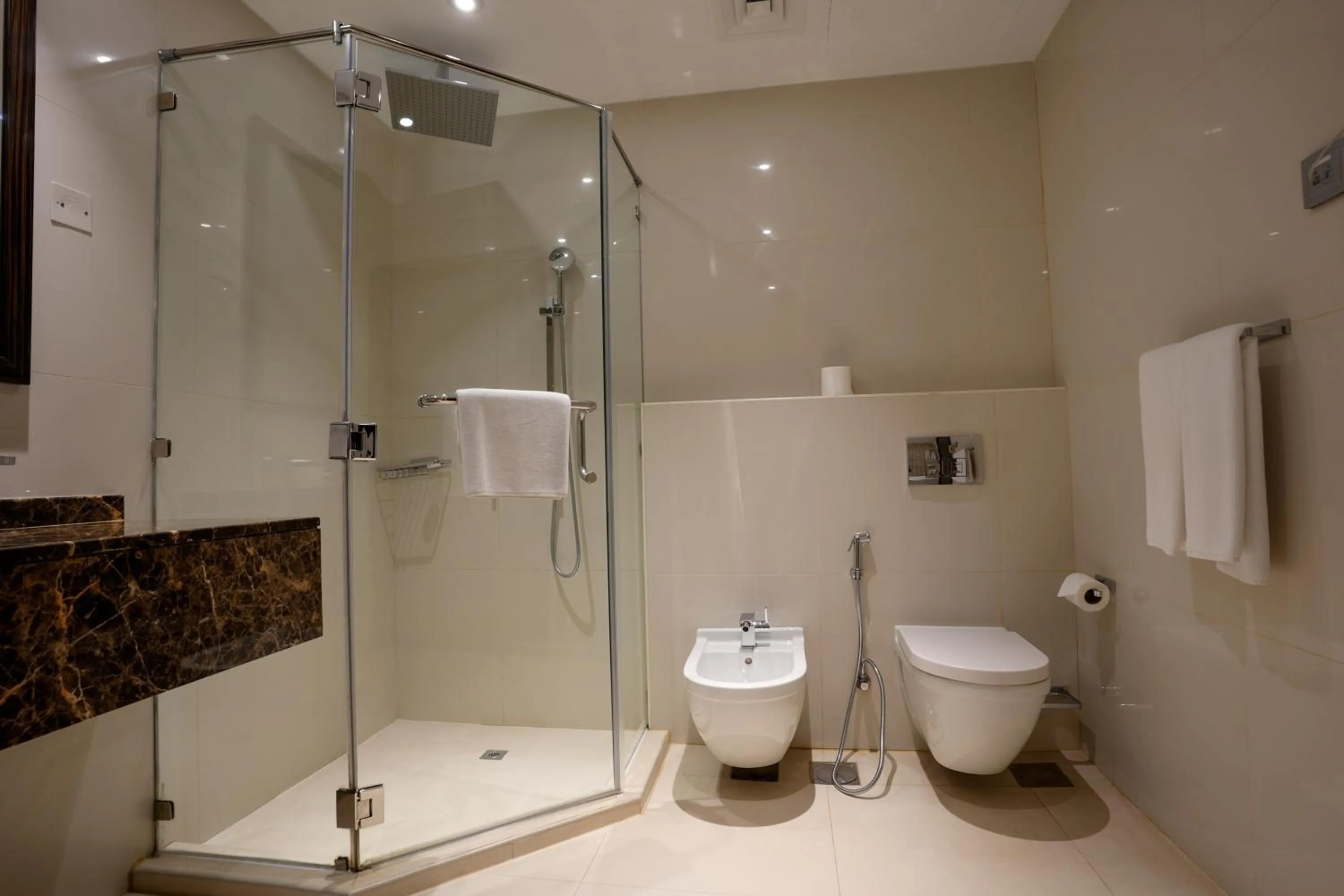 Shower in Mirfa Hotel