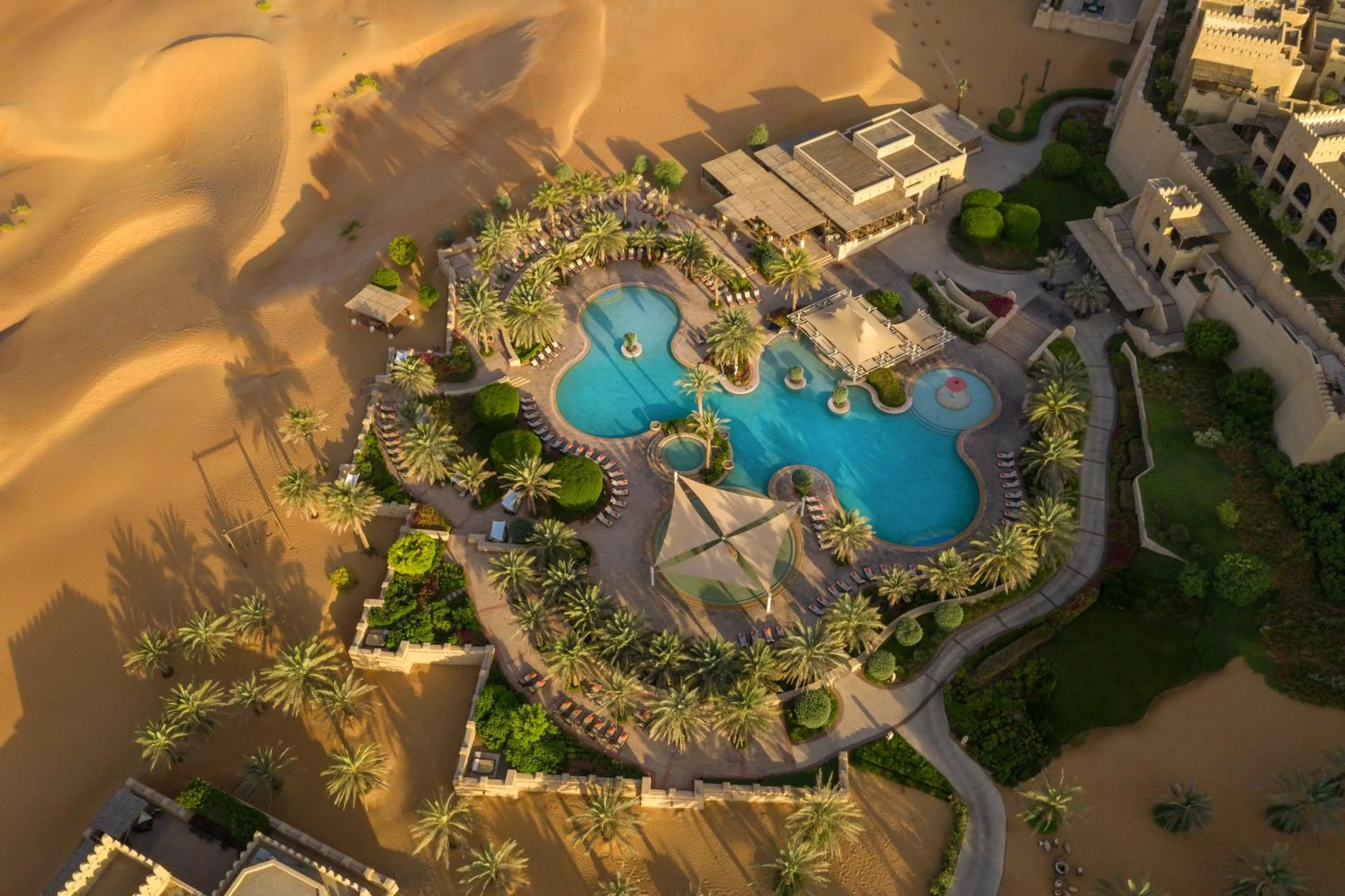 Bird's eye view in Anantara Qasr al Sarab Desert Resort