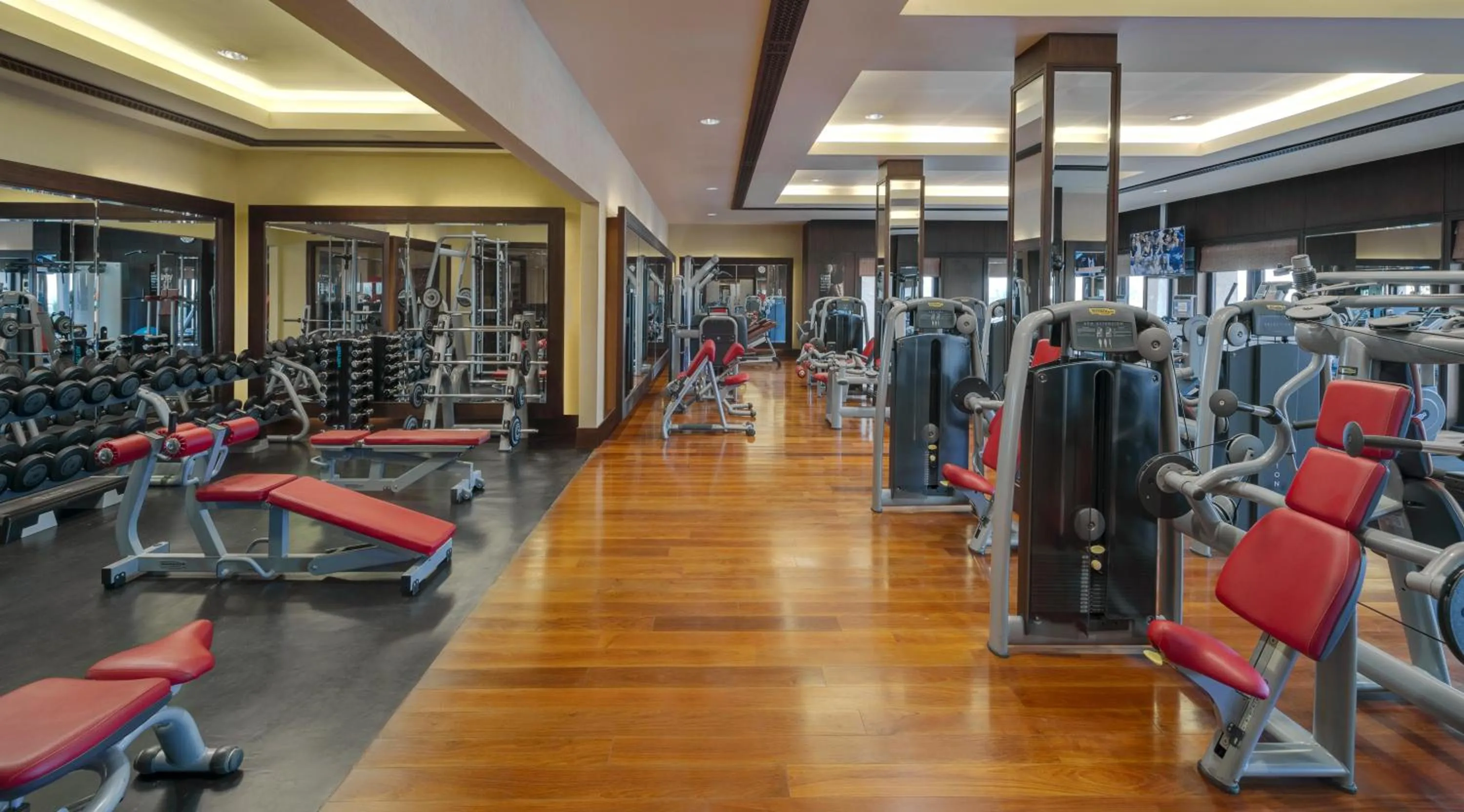 Fitness centre/facilities in Anantara Qasr al Sarab Desert Resort