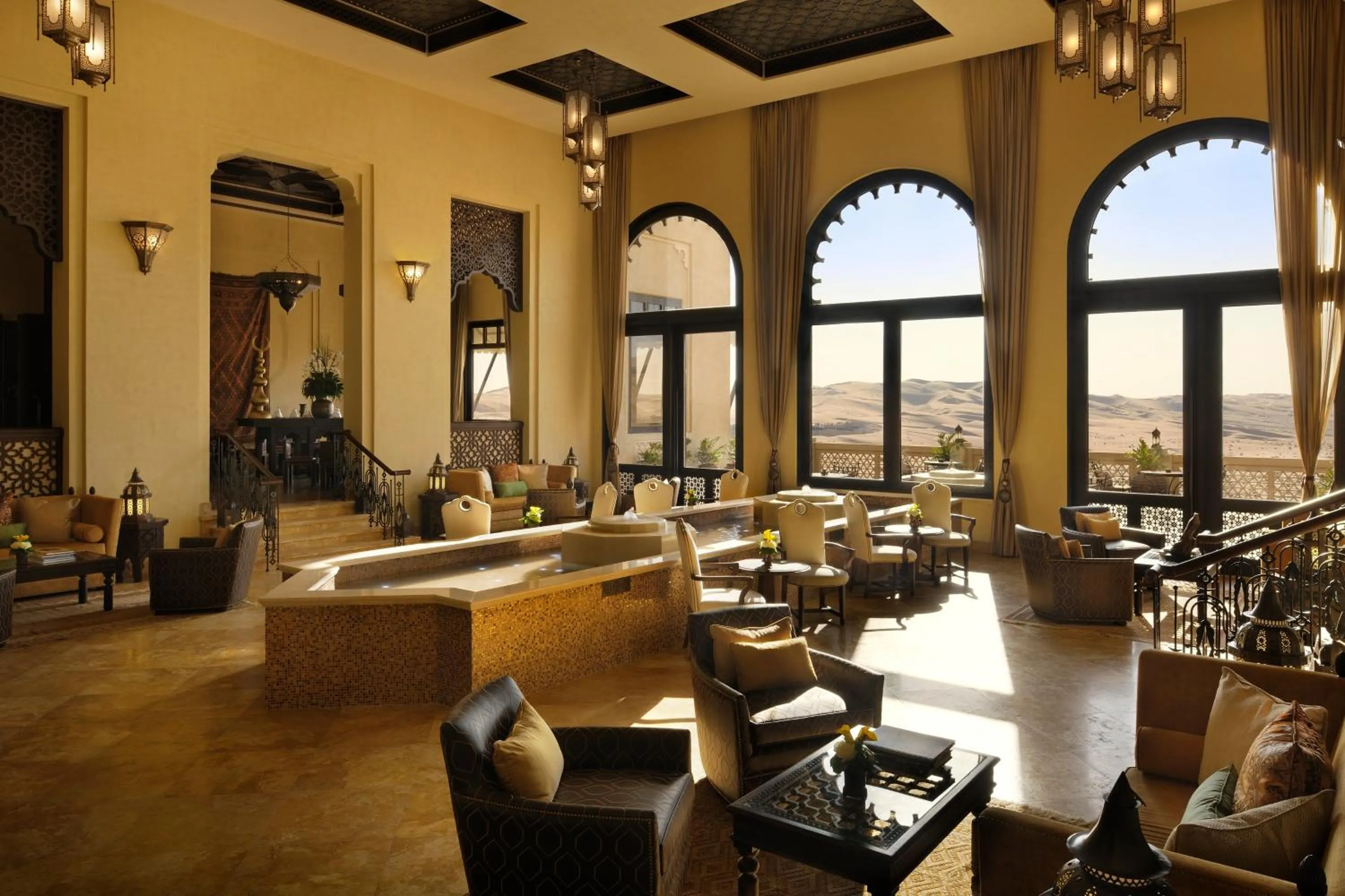 Lobby or reception in Anantara Qasr al Sarab Desert Resort
