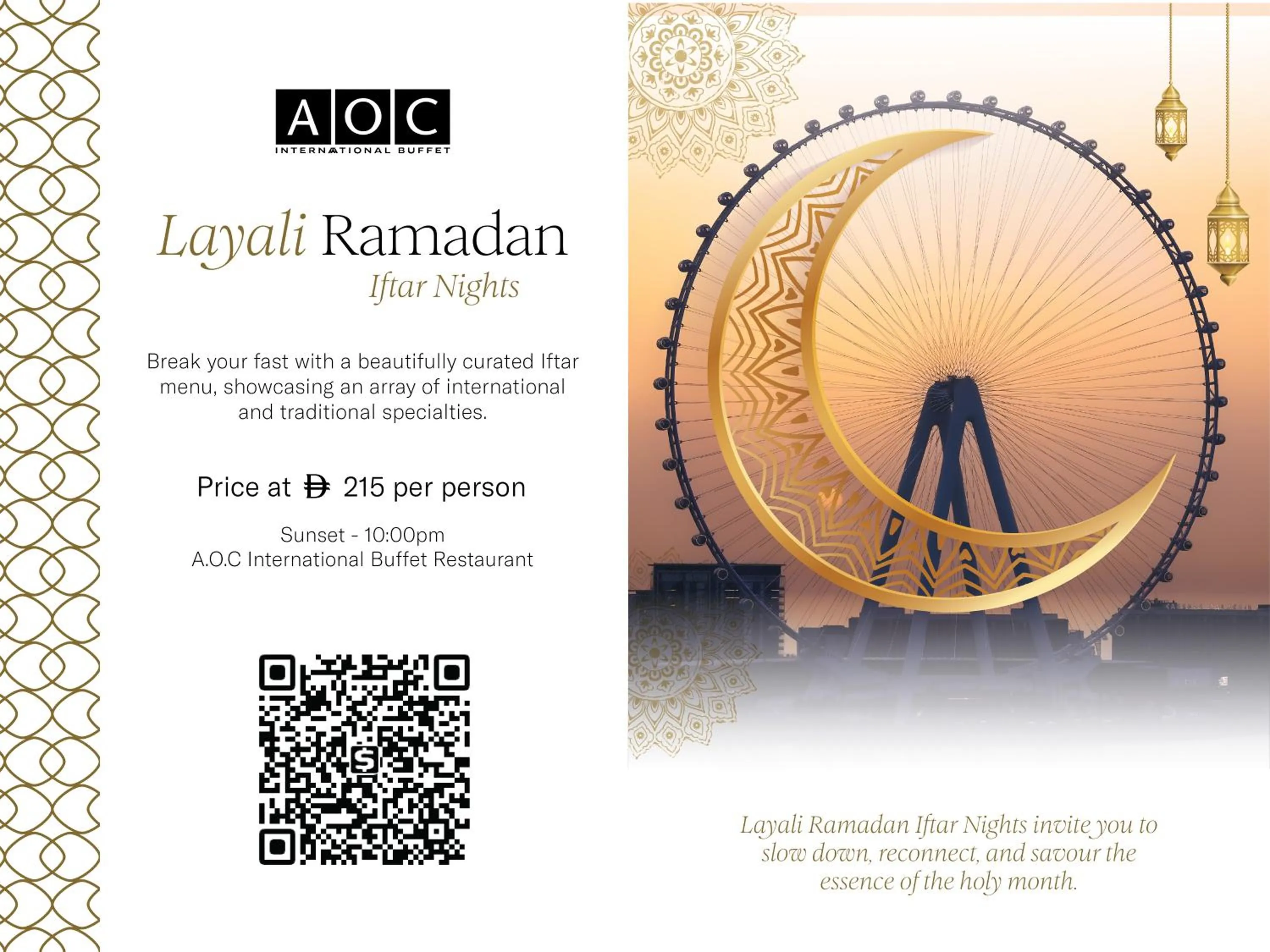 Dinner in Sofitel Dubai Jumeirah Beach