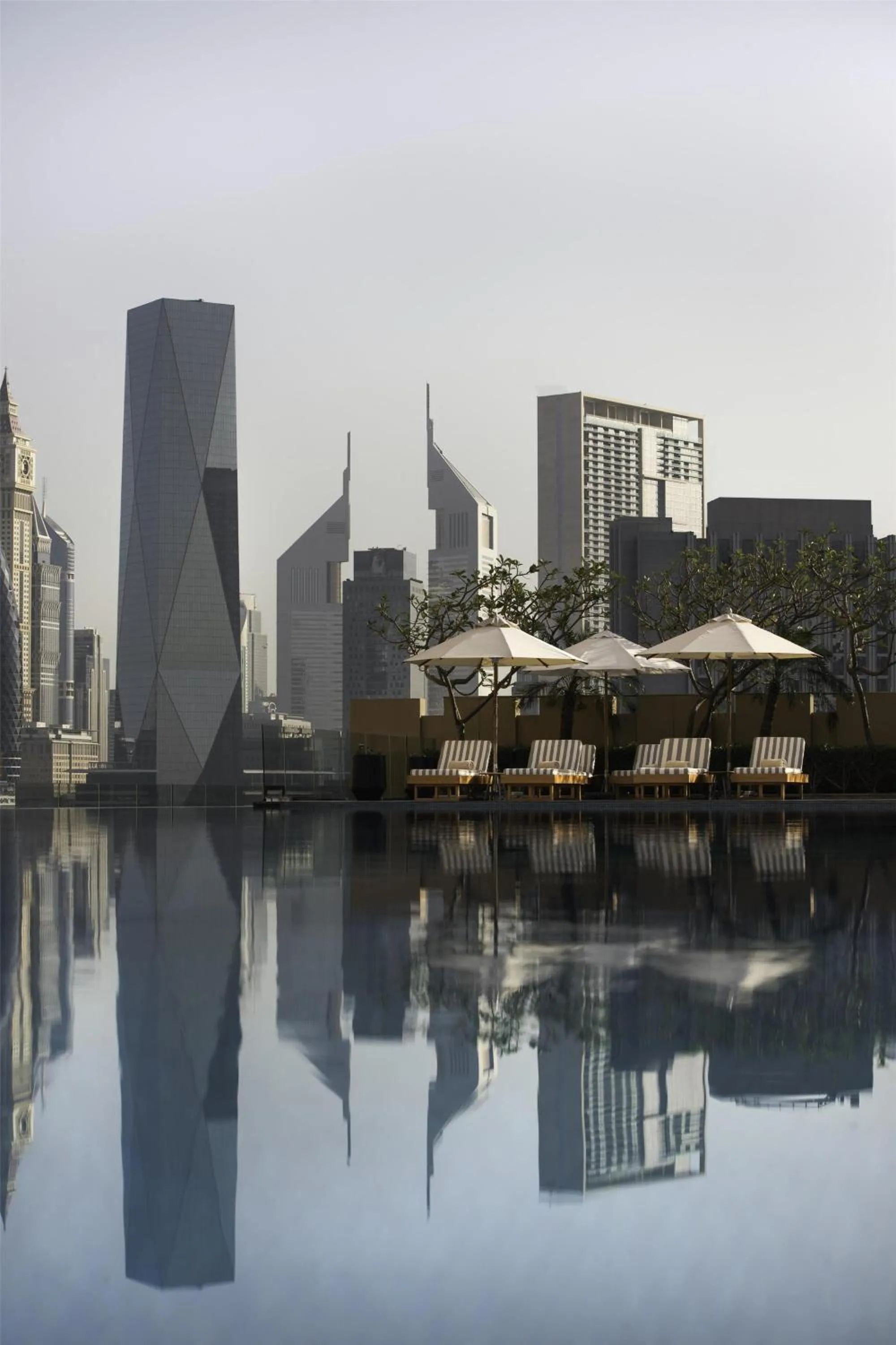 Pool view in Kempinski Central Avenue Dubai