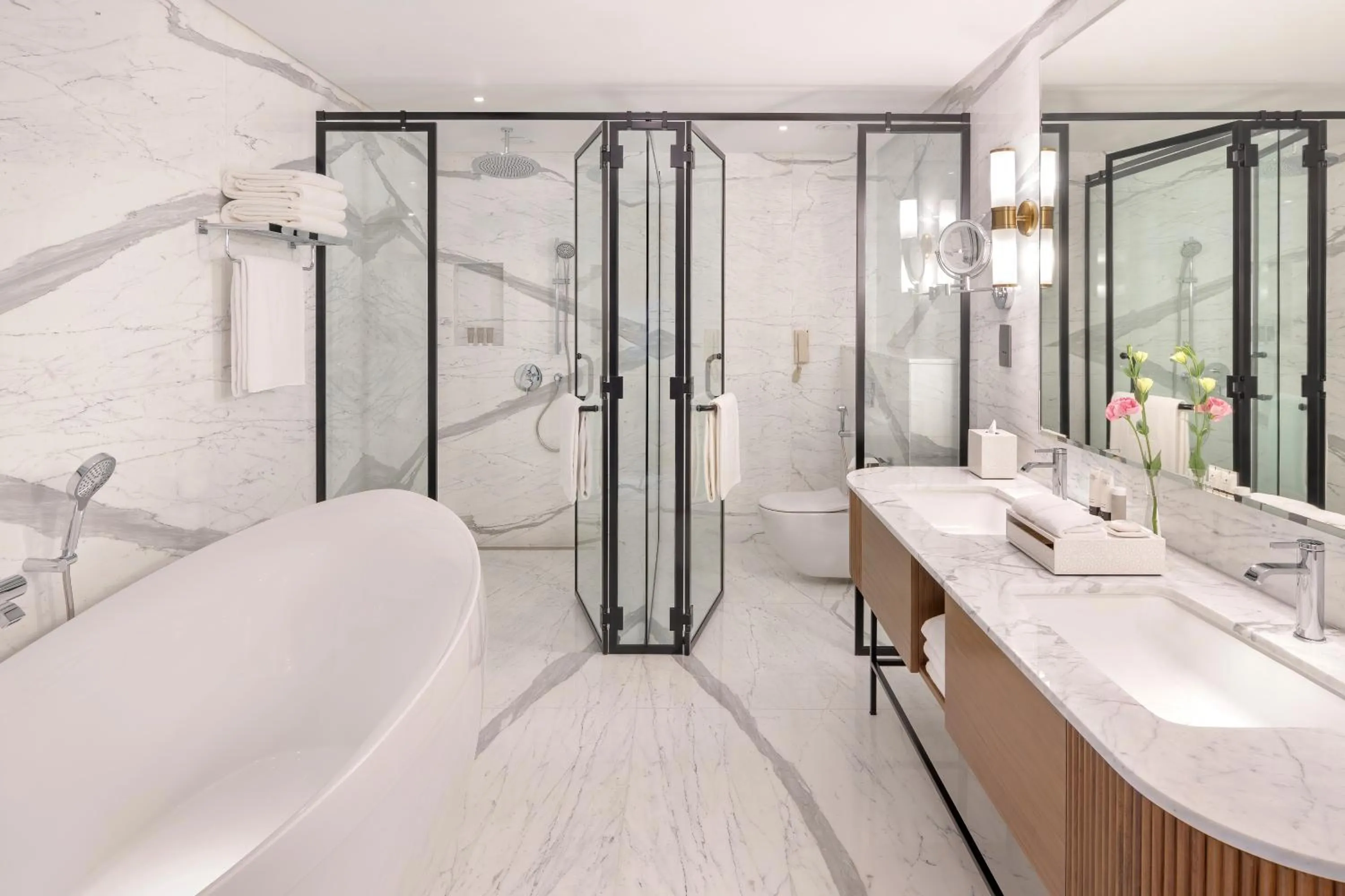 Bathroom in Address Dubai Mall