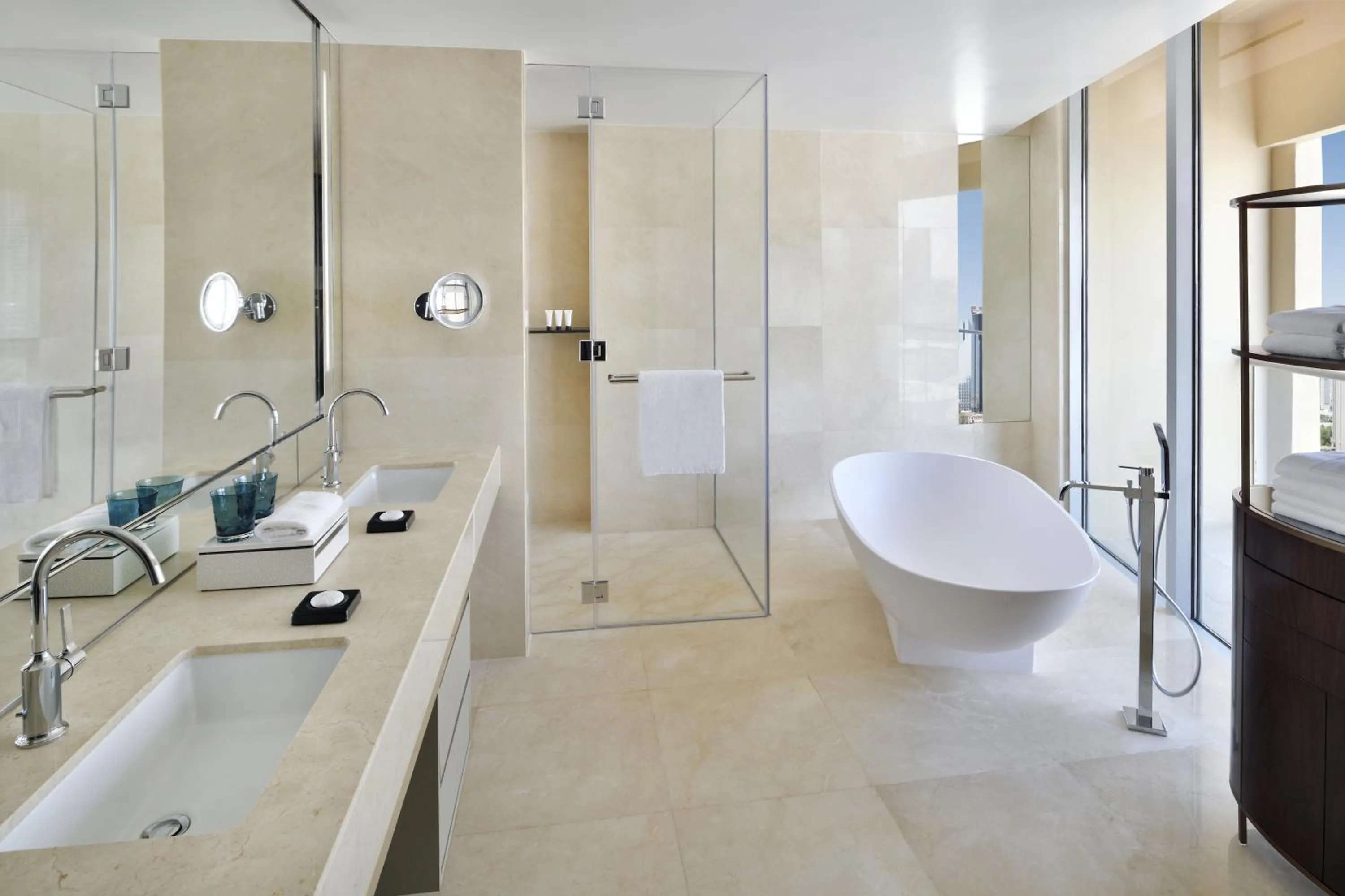 Bathroom in Address Dubai Mall