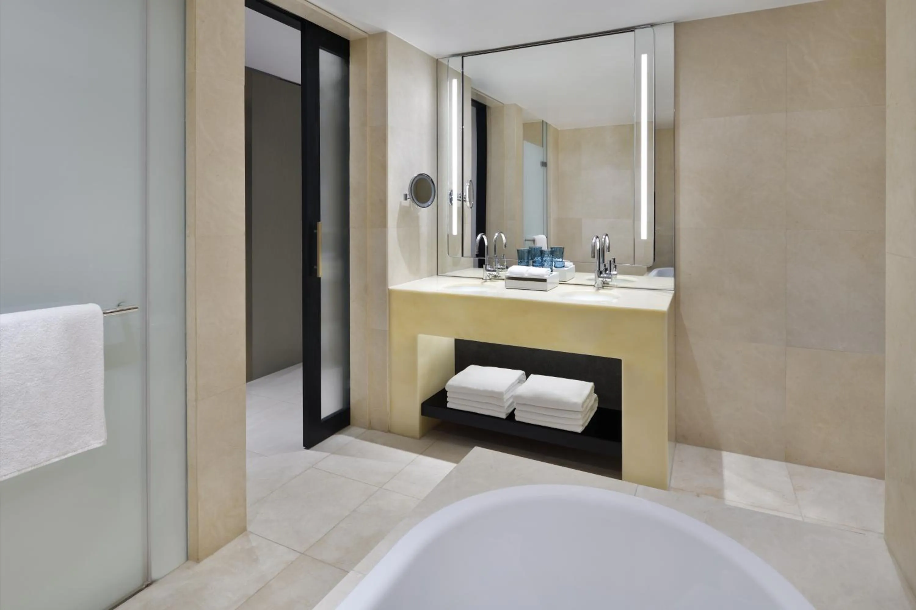 Bathroom in Address Dubai Mall