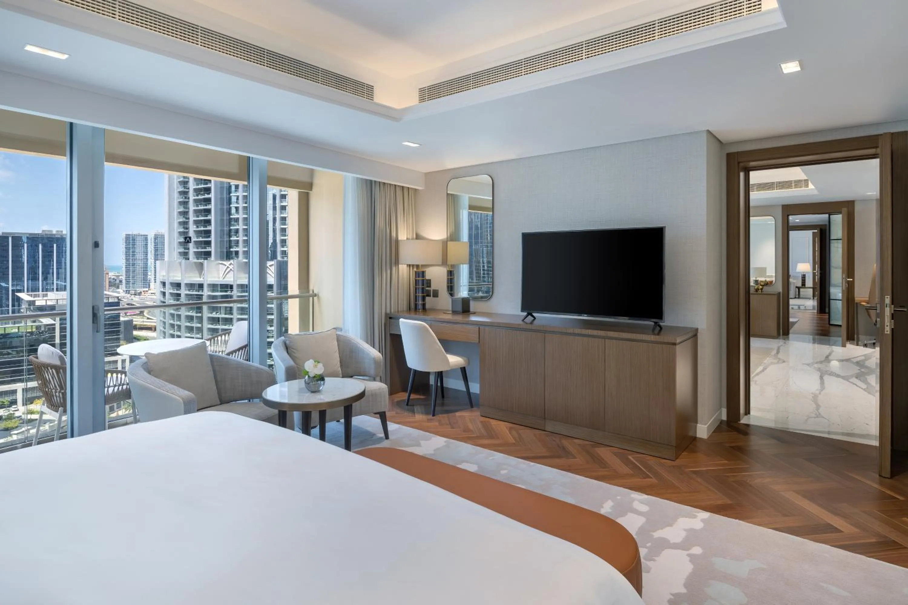 Bedroom, Bed in Address Dubai Mall