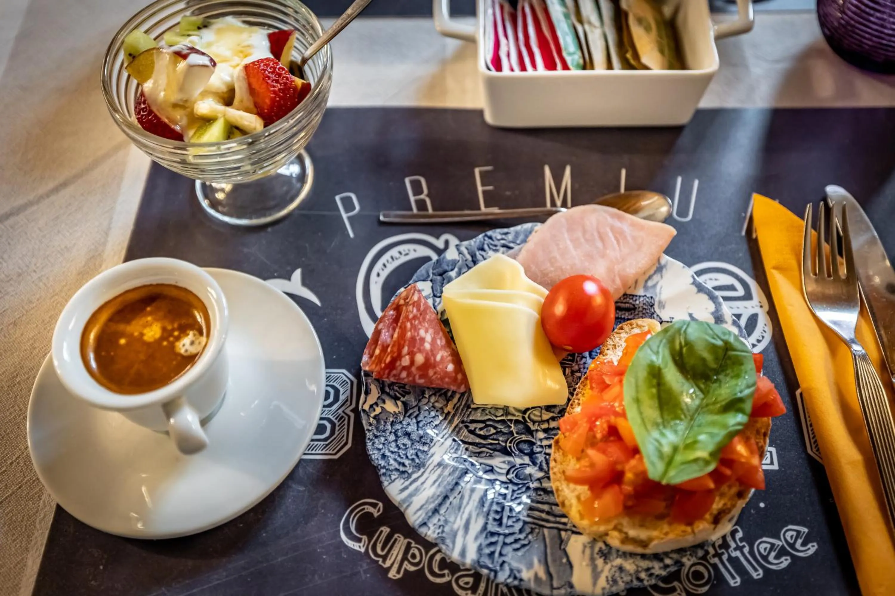 Food and drinks in La Stella d'Oro B&B