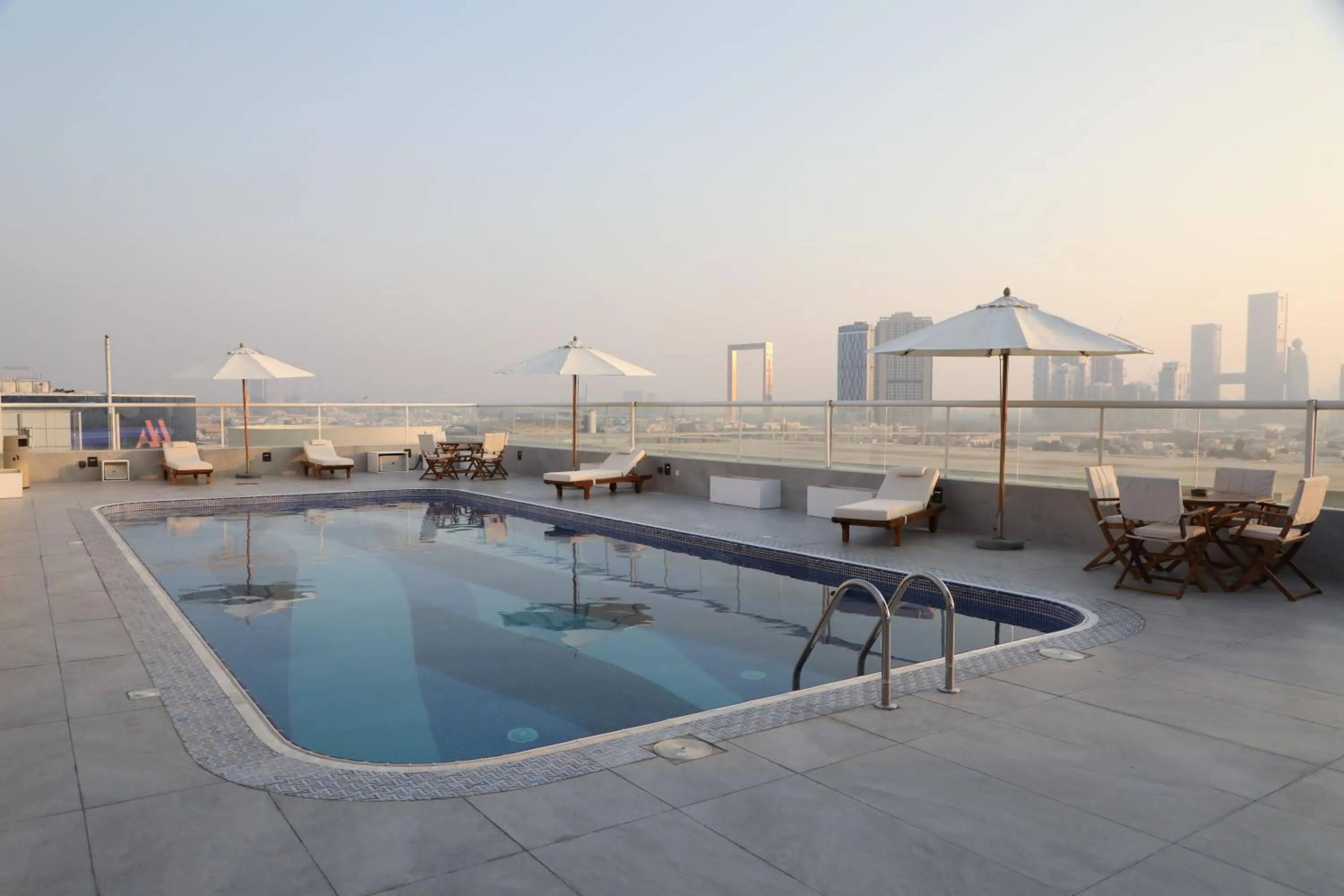 Swimming pool in Wescott Plaza Hotel Apartments LLC Formerly West Zone Plaza Hotel Apts