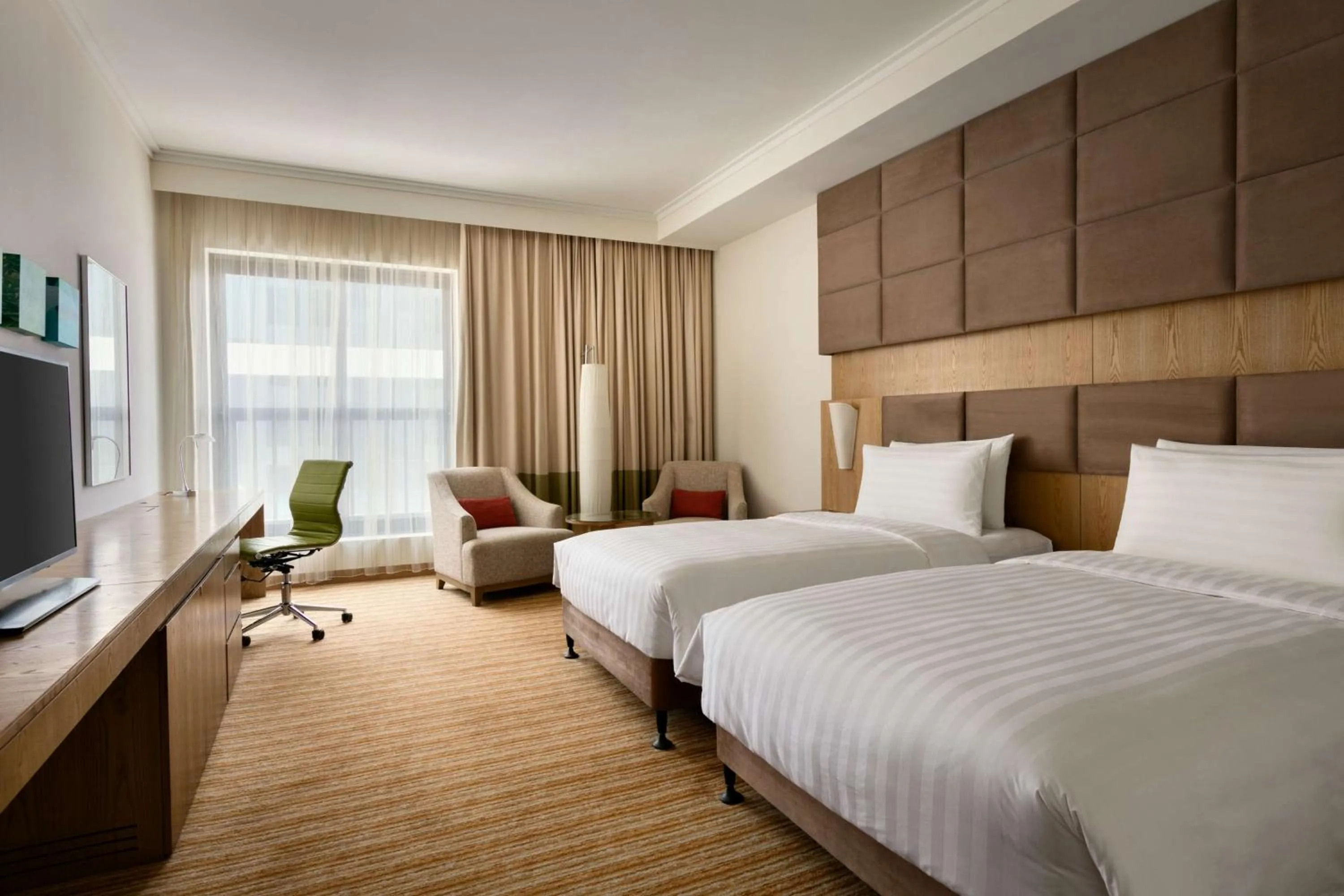 Photo of the whole room, Bed in Traders Hotel, Abu Dhabi