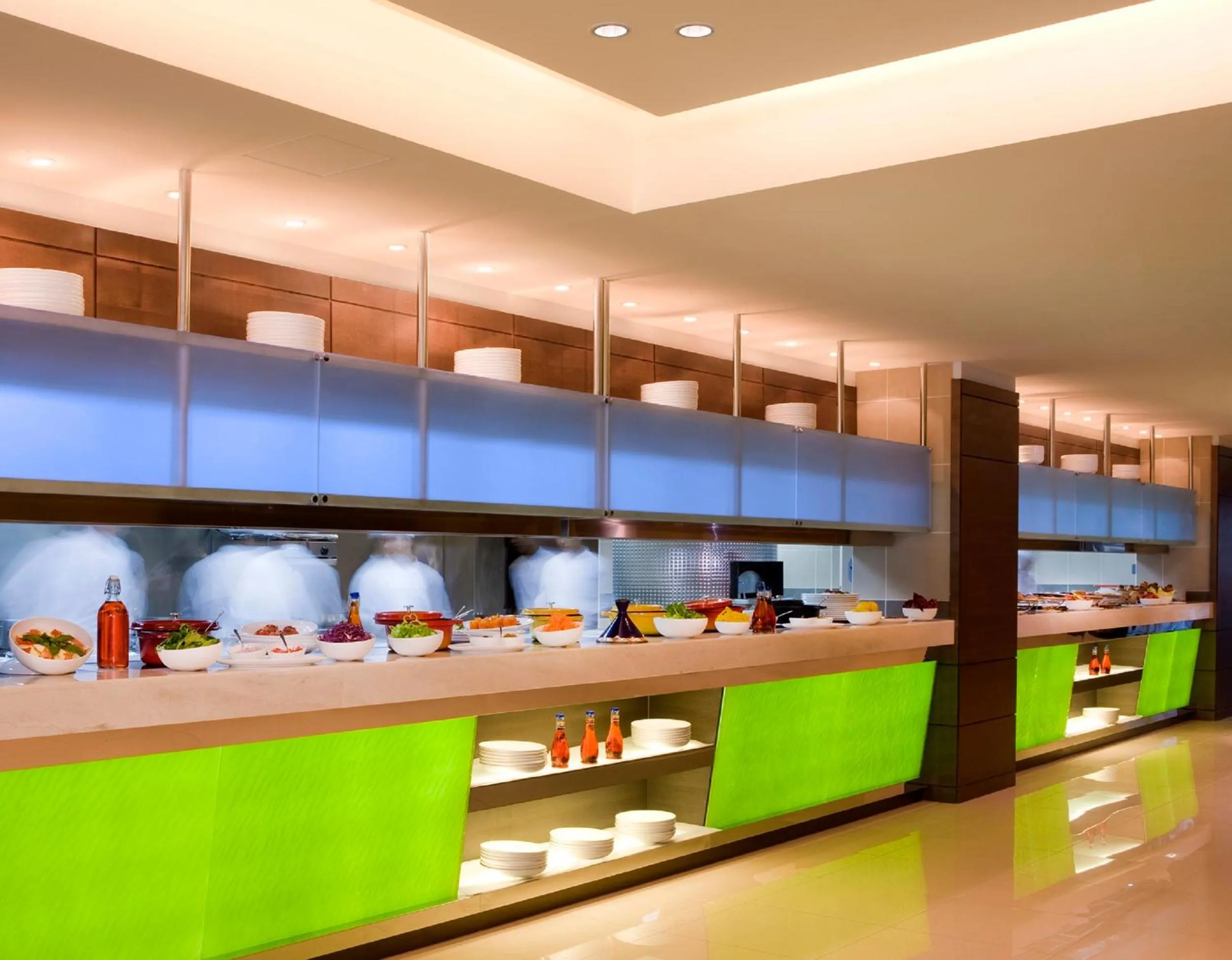 Buffet breakfast in Traders Hotel, Abu Dhabi