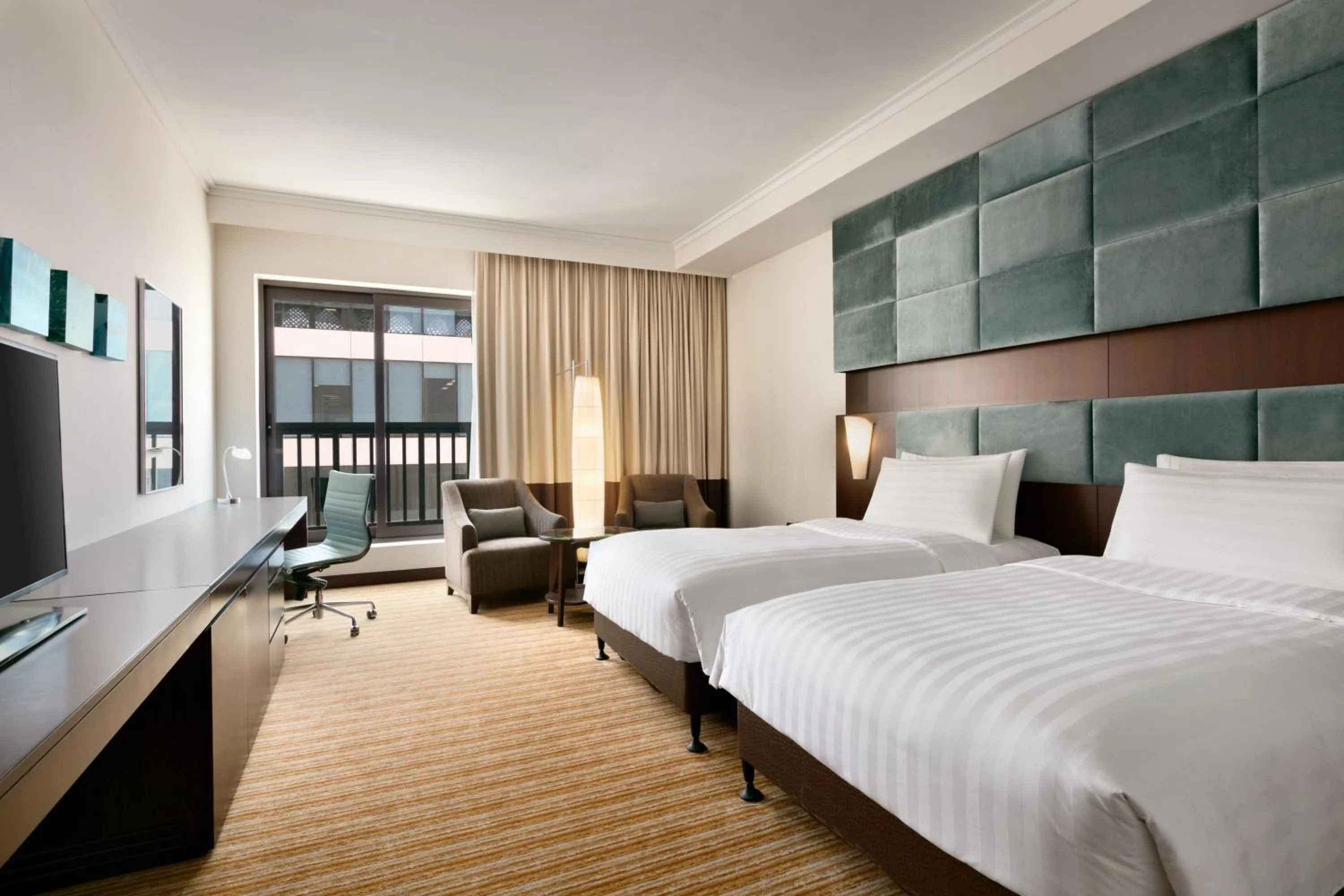 Photo of the whole room, Bed in Traders Hotel, Abu Dhabi